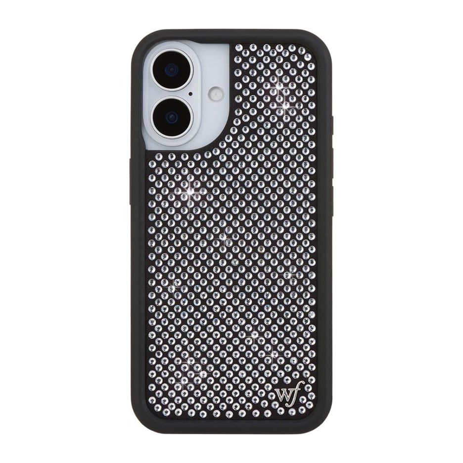 Rhinestone iPhone Case | White
