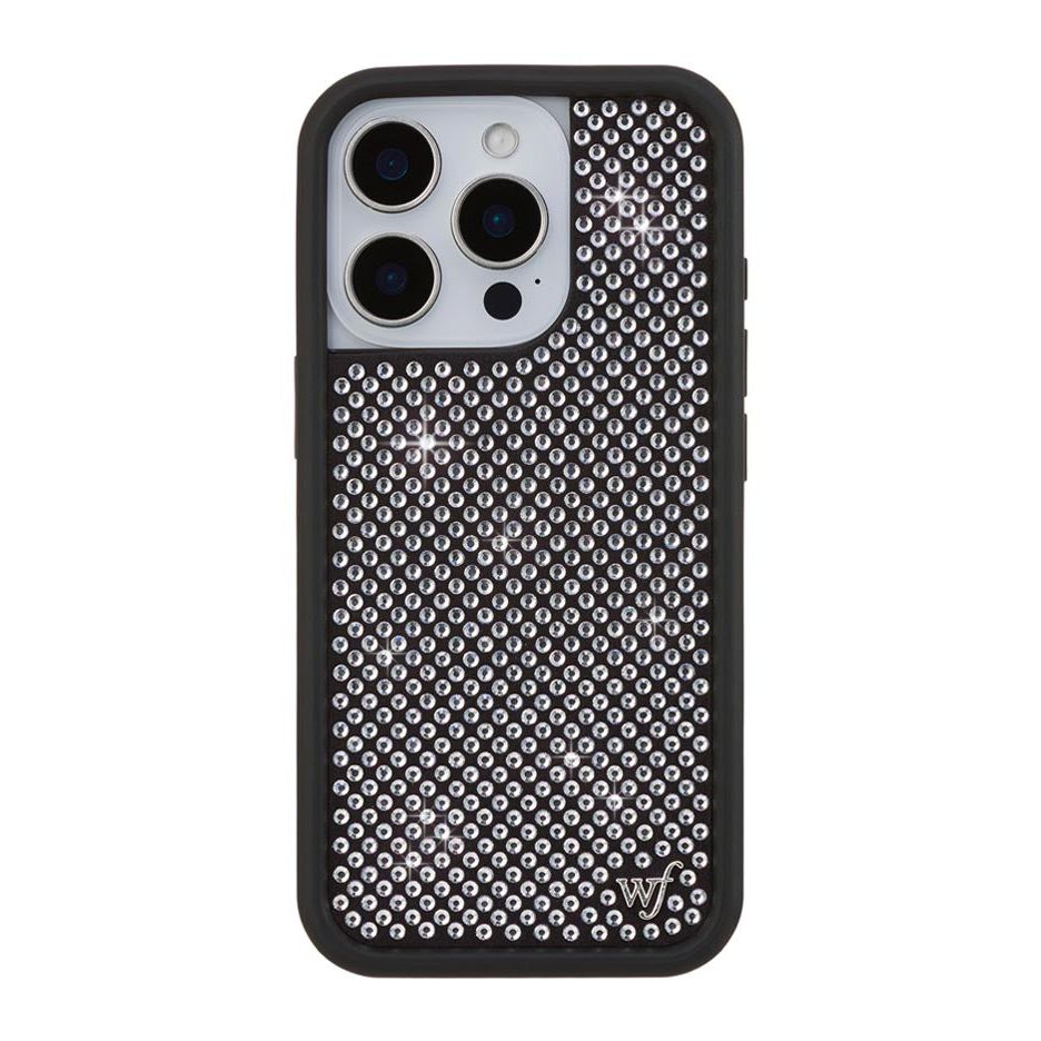 Rhinestone iPhone Case | White