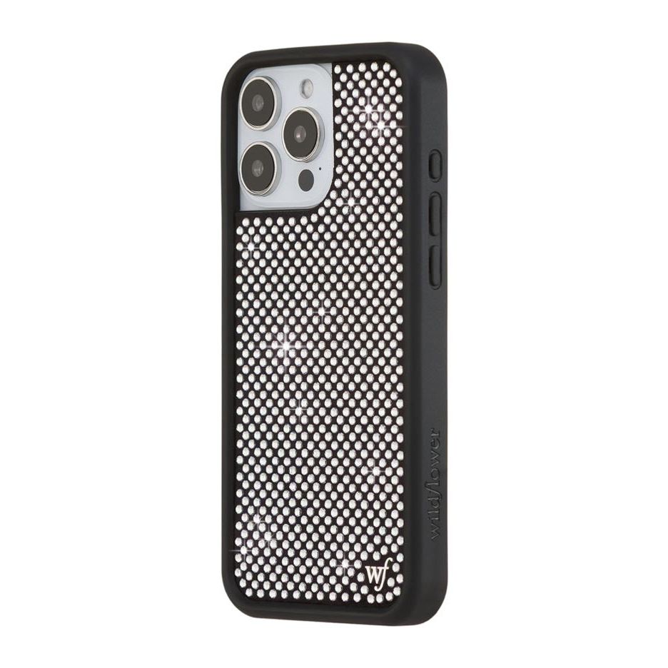 Rhinestone iPhone Case | White