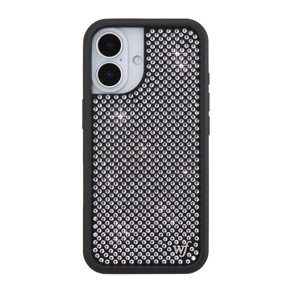 Rhinestone iPhone Case | White