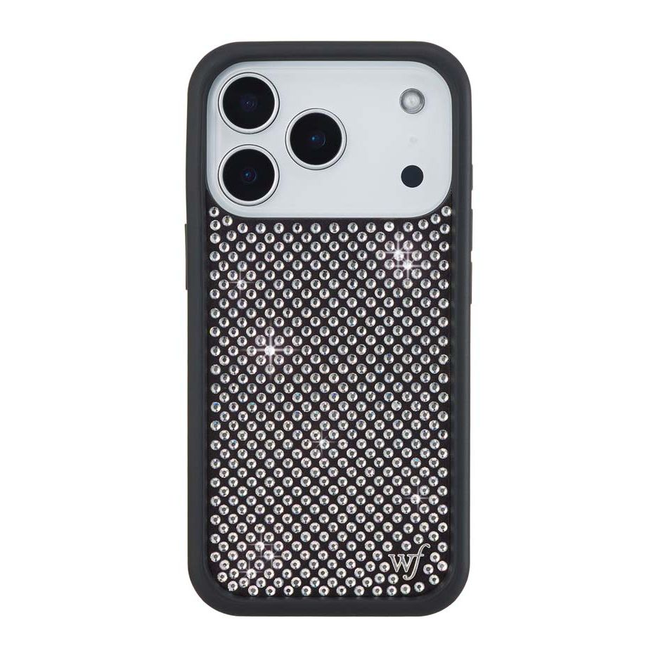 Rhinestone iPhone Case | White