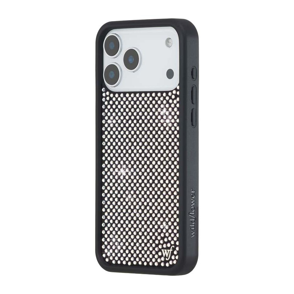 Rhinestone iPhone Case | White