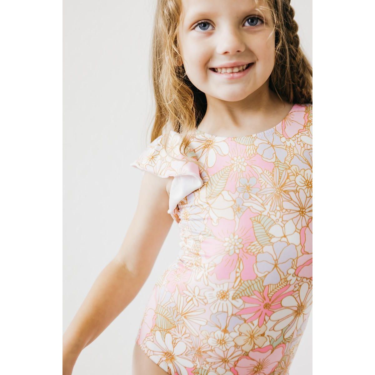 What's Up Buttercup S/S Flutter Sleeve Leotard