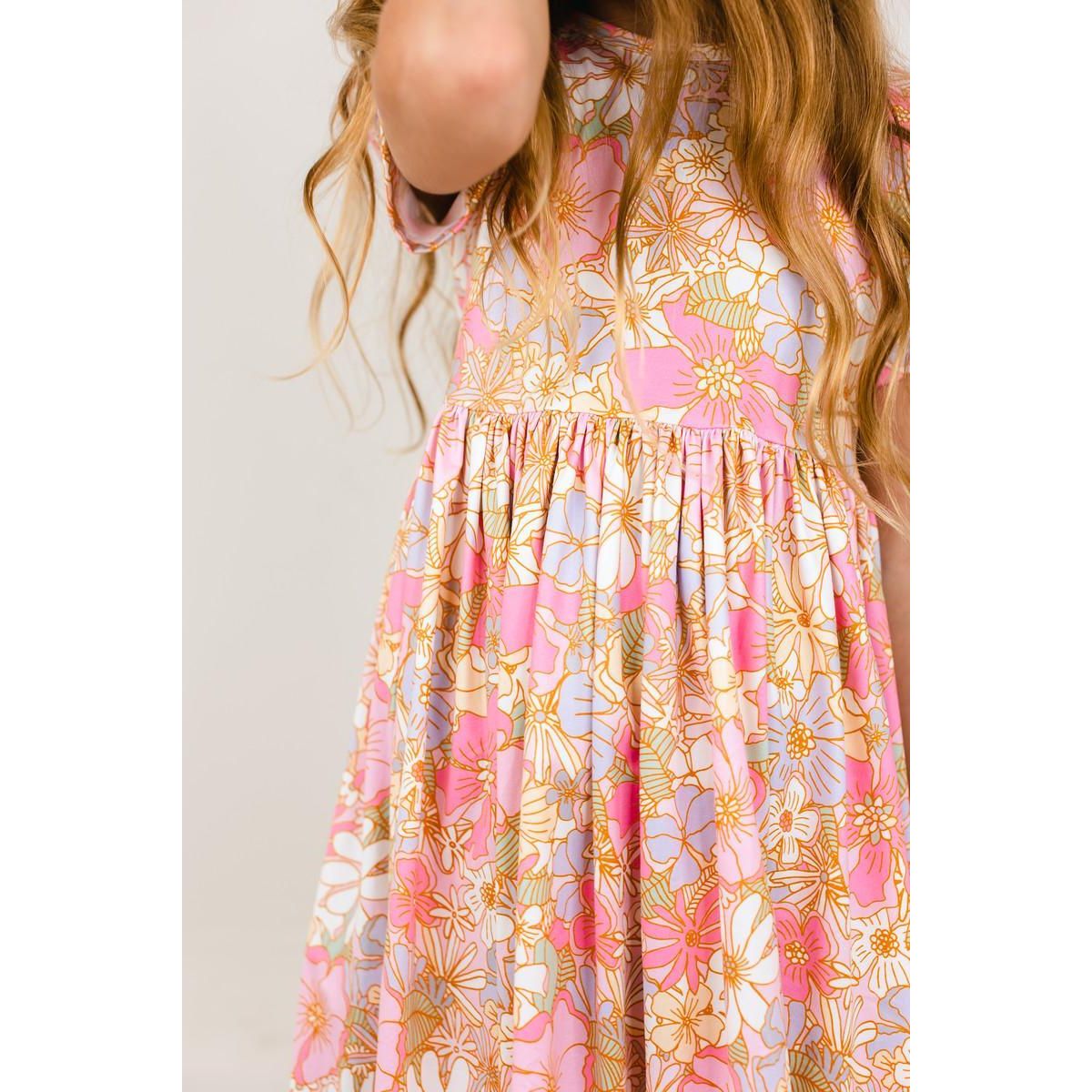 What's Up Buttercup S/S Pocket Twirl Dress
