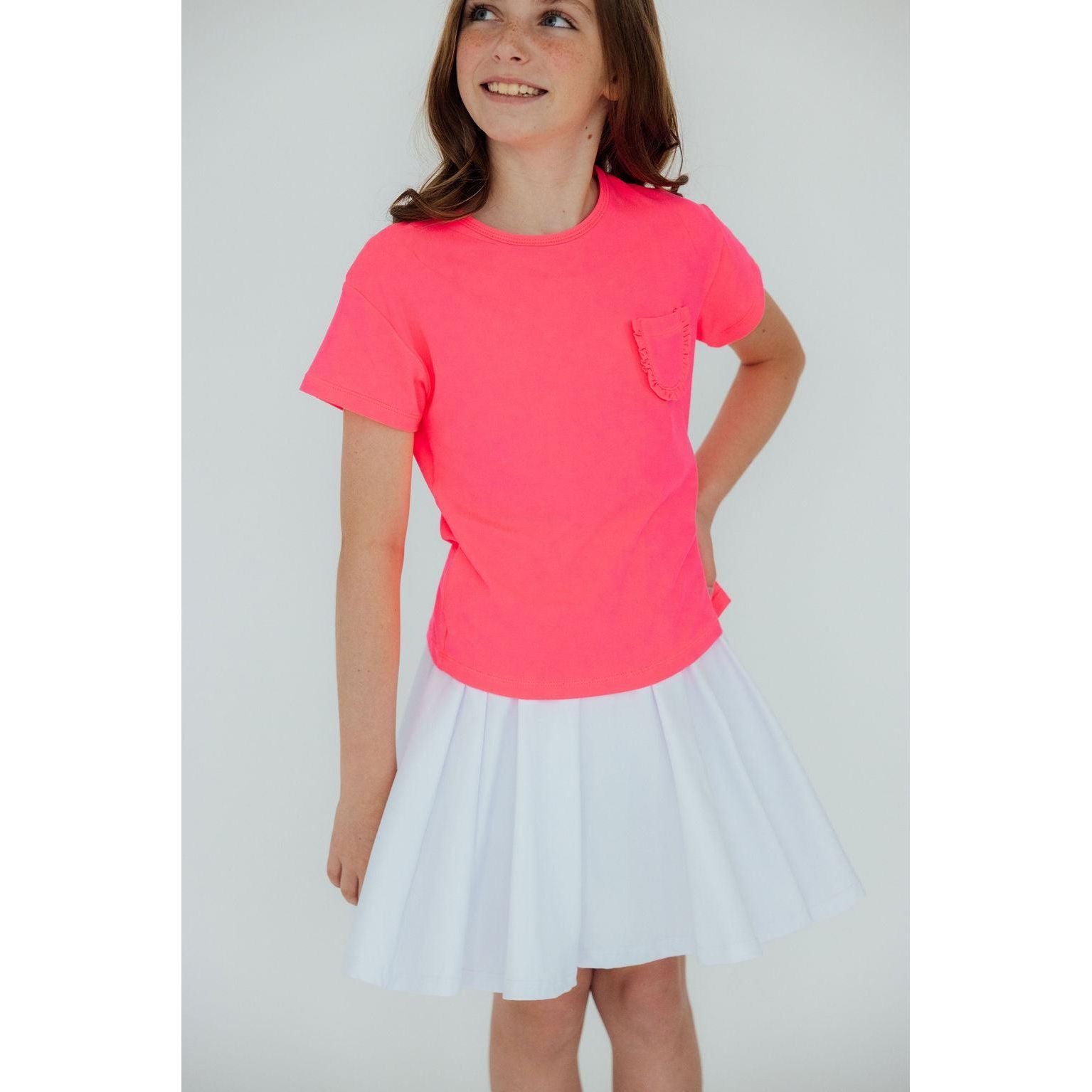 White Twirl Skort