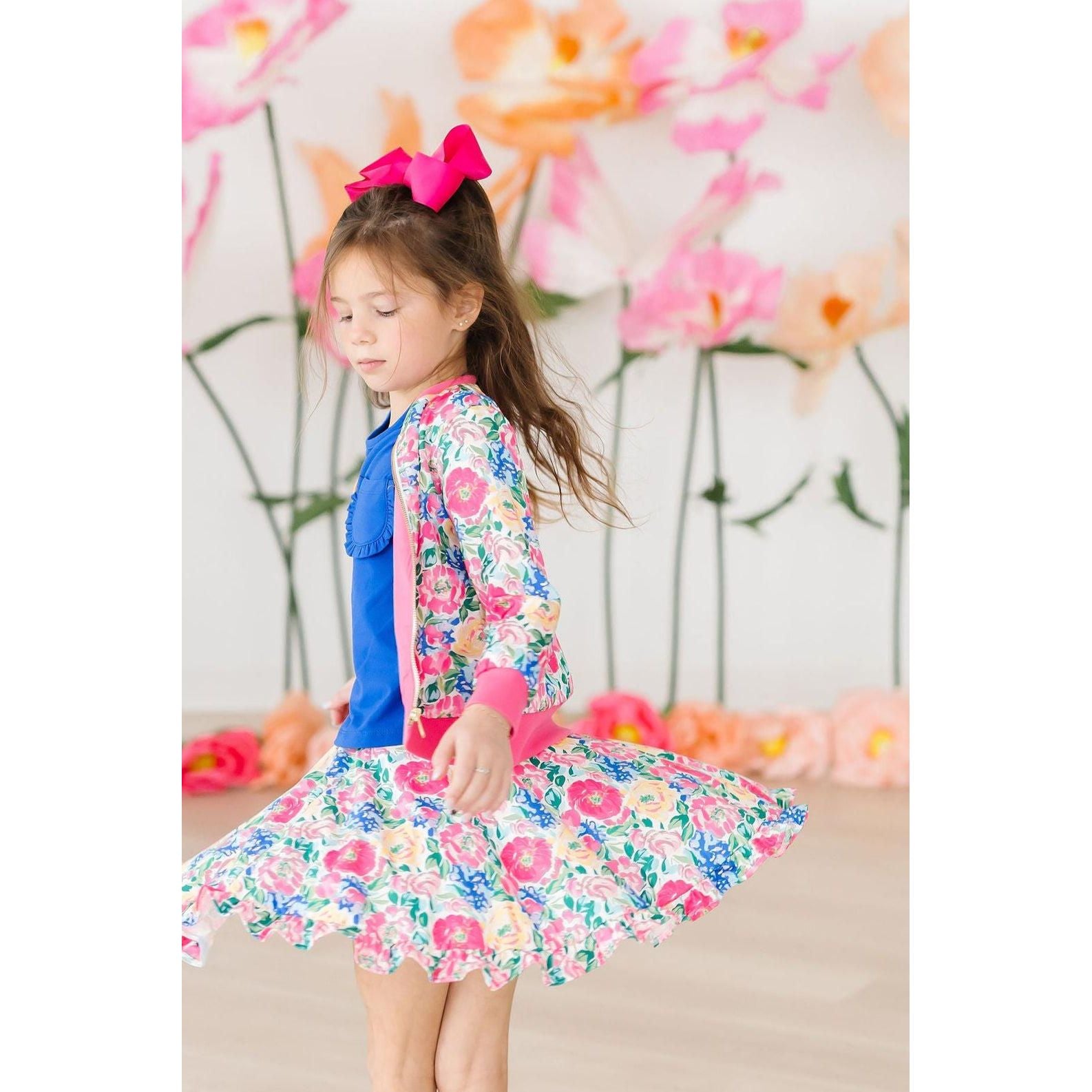 Wildflower Wishes Satin Jacket