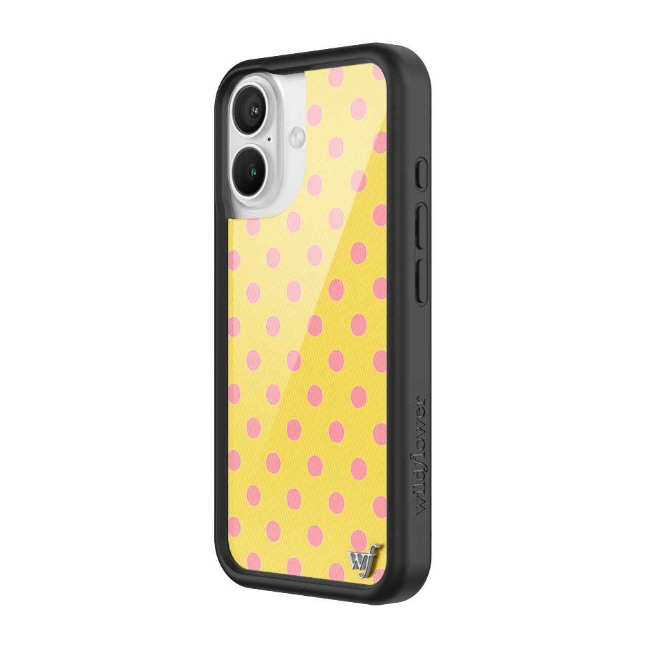 Polka Dot | Yellow and Pink iPhone Case