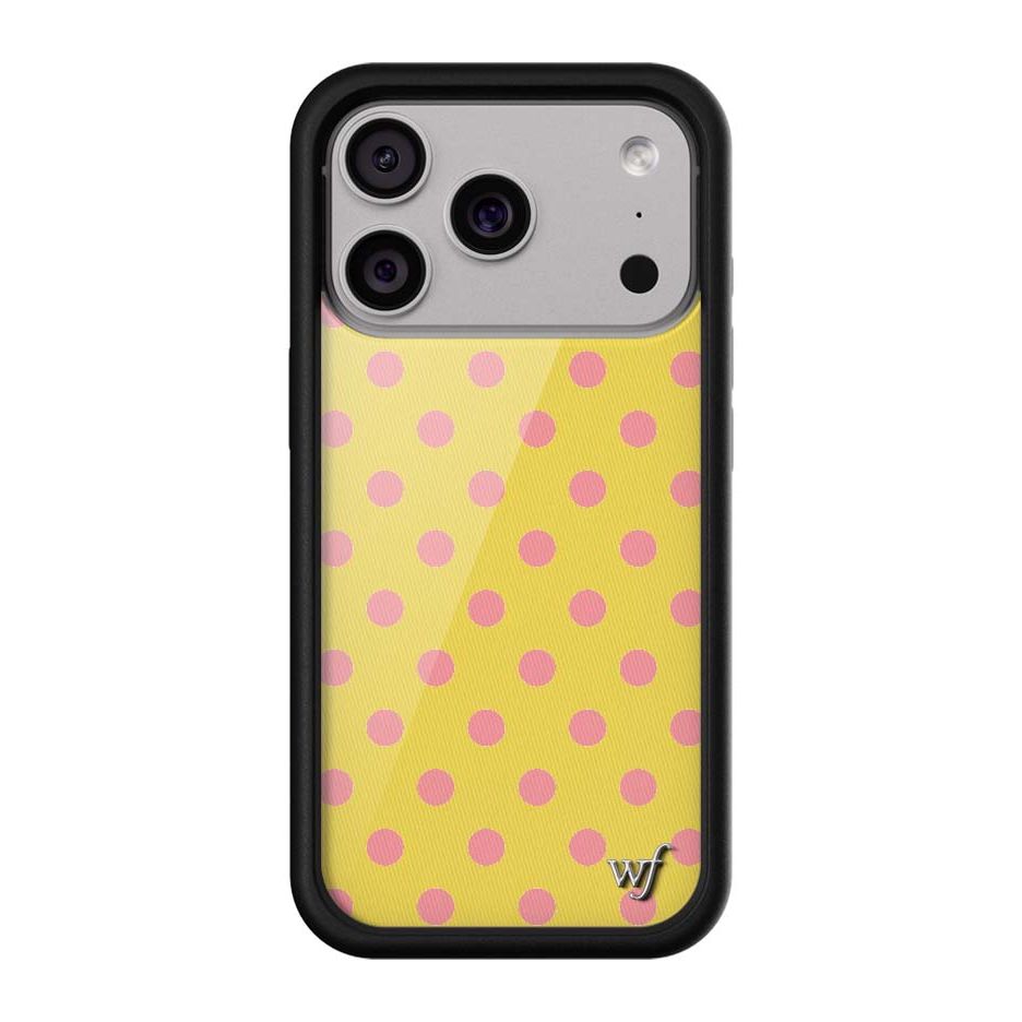 Polka Dot | Yellow and Pink iPhone Case