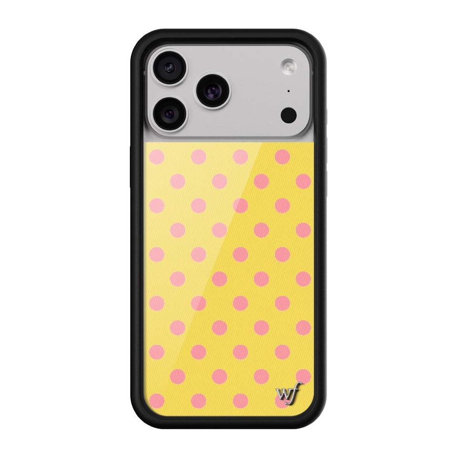 Polka Dot | Yellow and Pink iPhone Case
