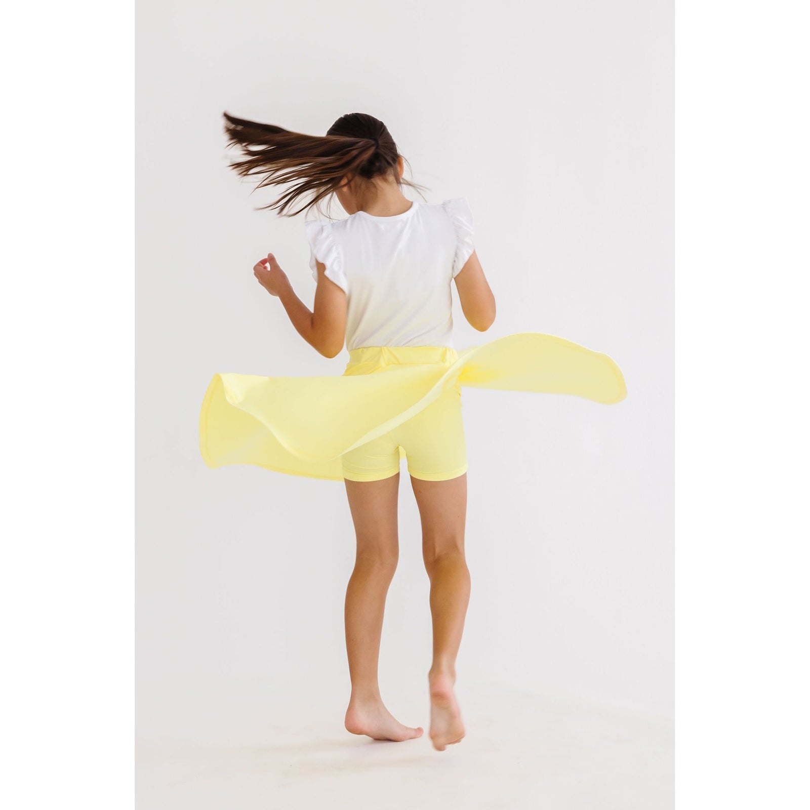 Yellow Twirl Skort