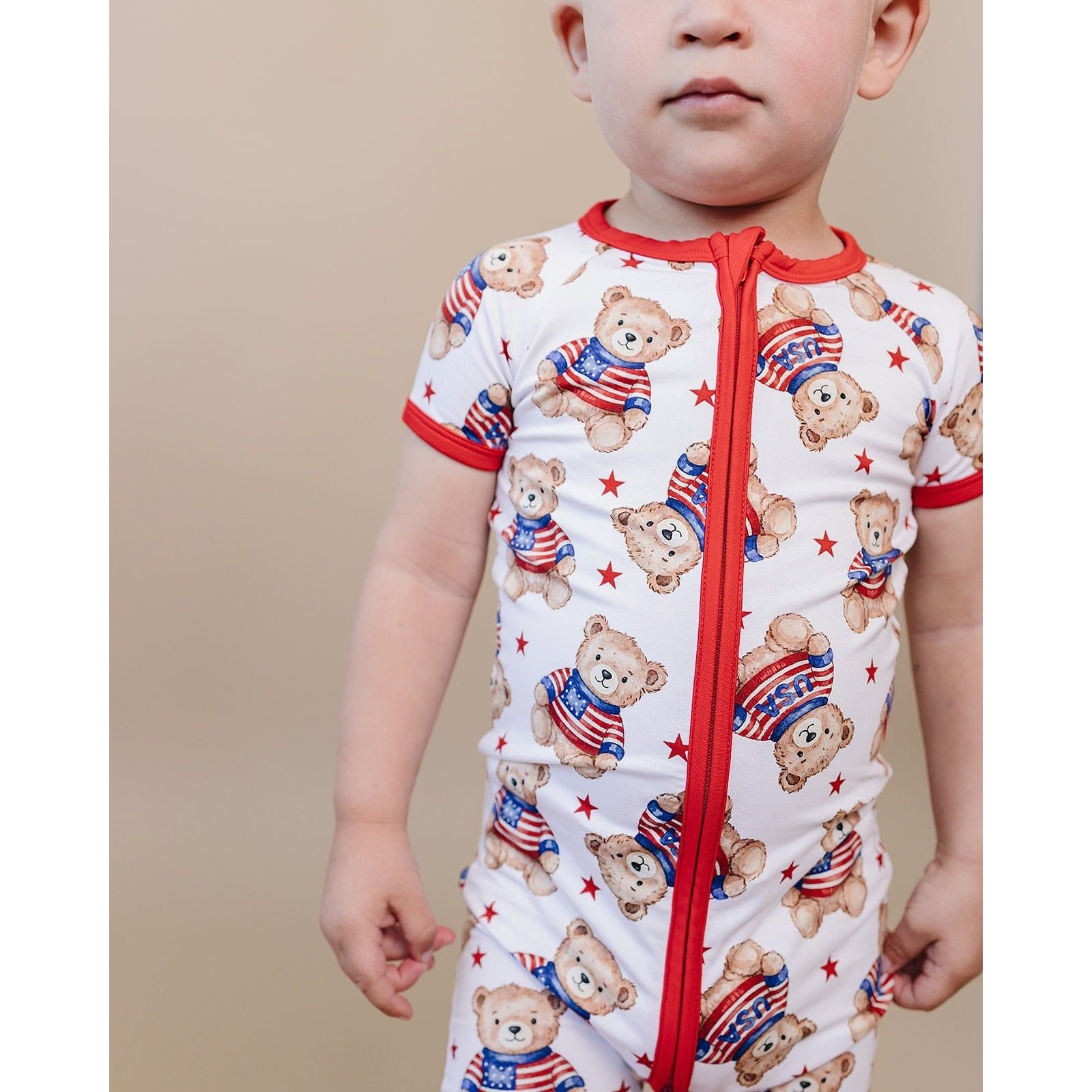 Bamboo Shorty Romper | American Bear