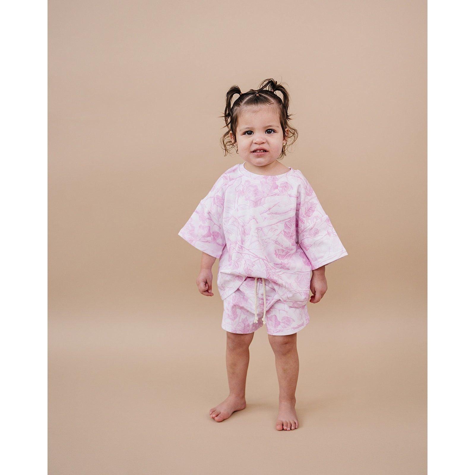 Shorts Set | Pink Camo