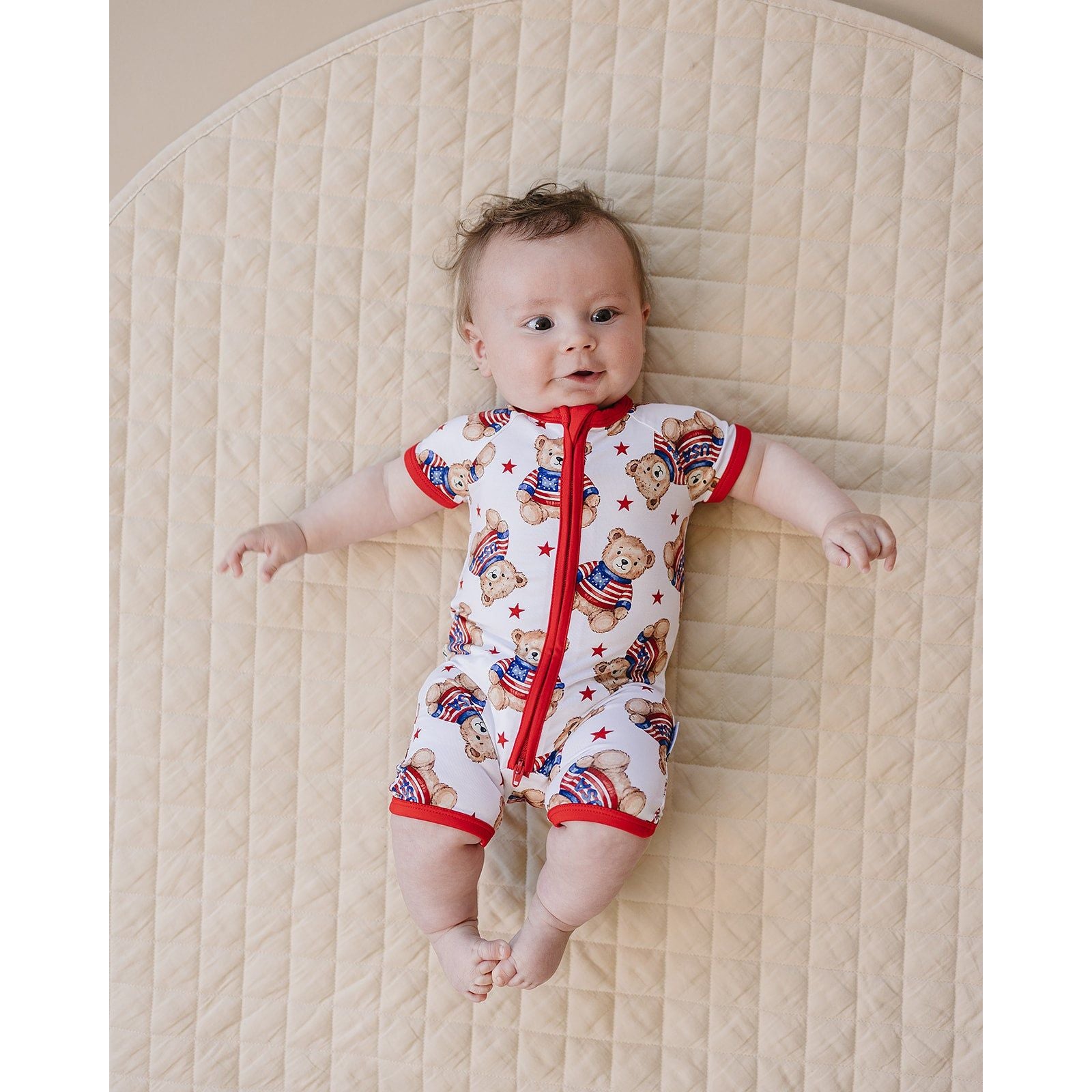 Bamboo Shorty Romper | American Bear
