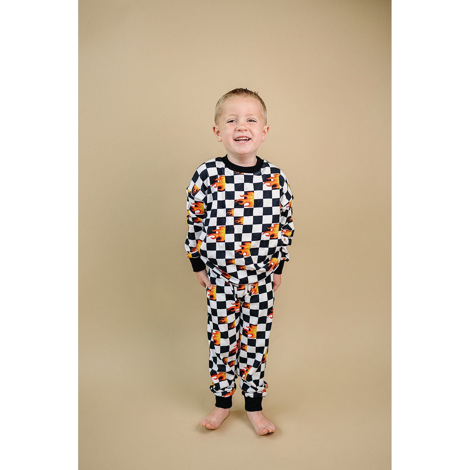 Jogger Set | Checker Blaze