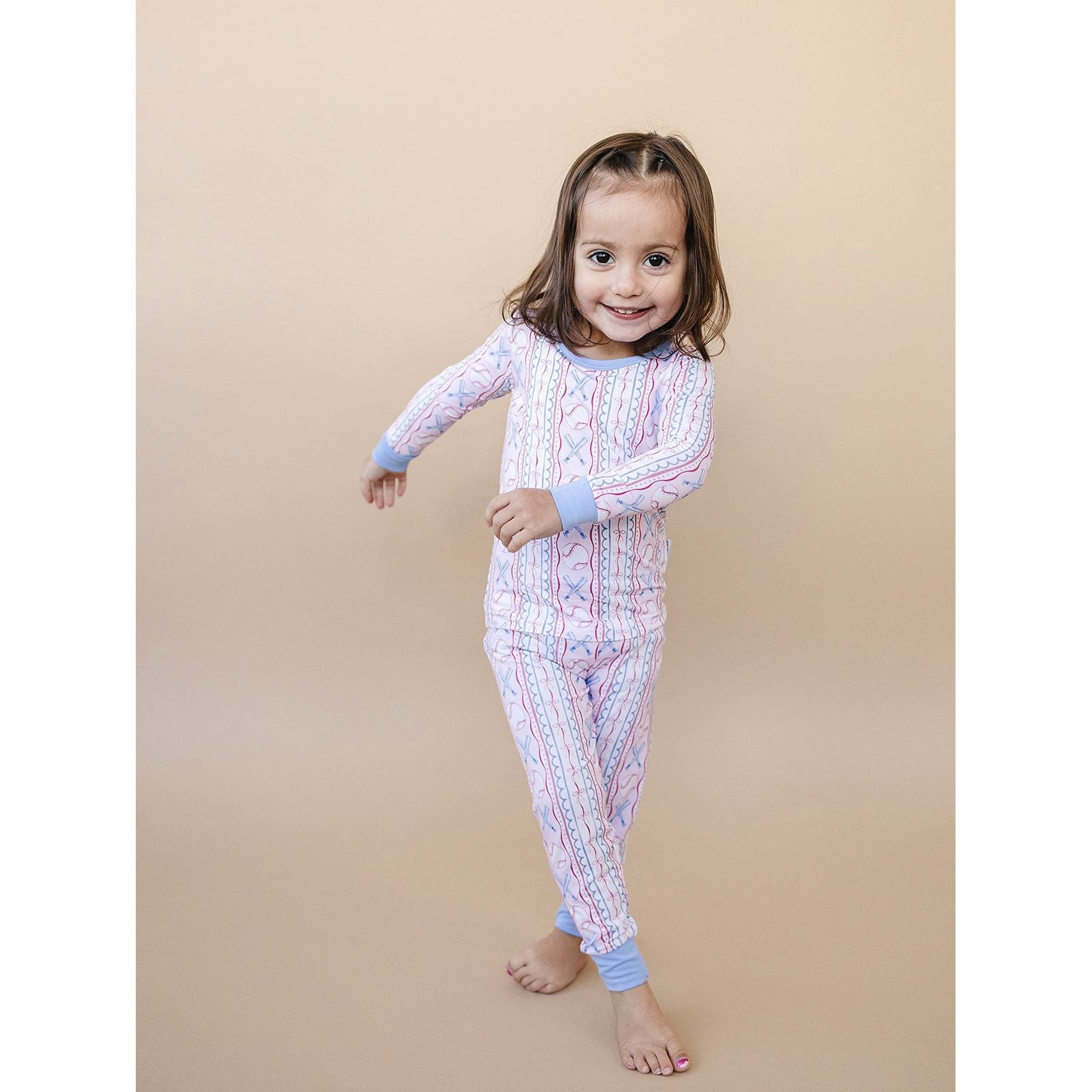 Bamboo Two Piece Set | Baseball Girl