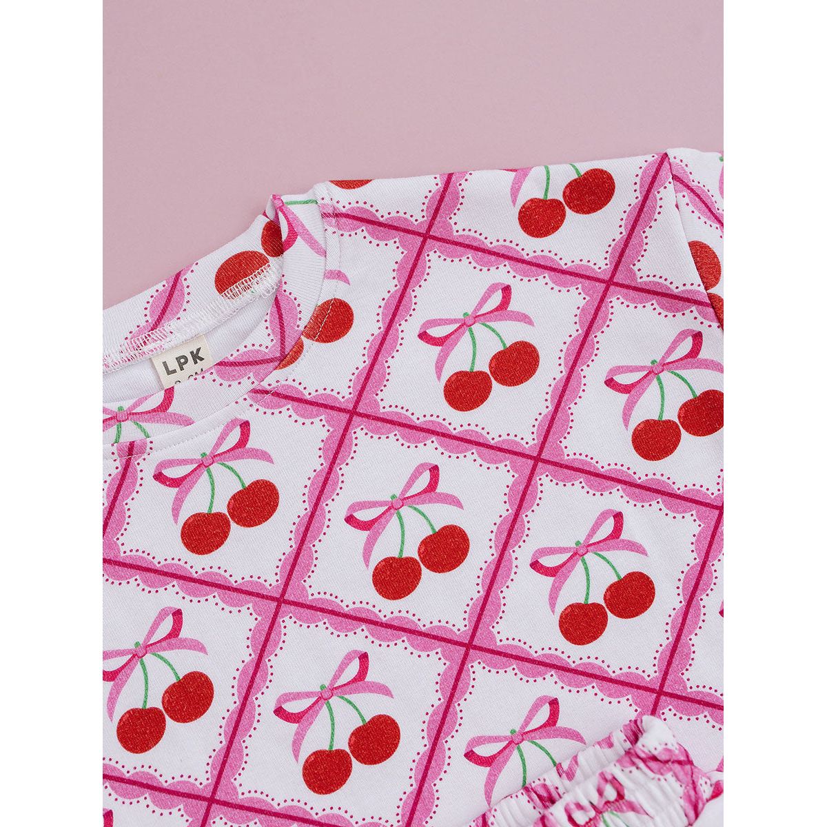 Shorts Set | Cherry Bow