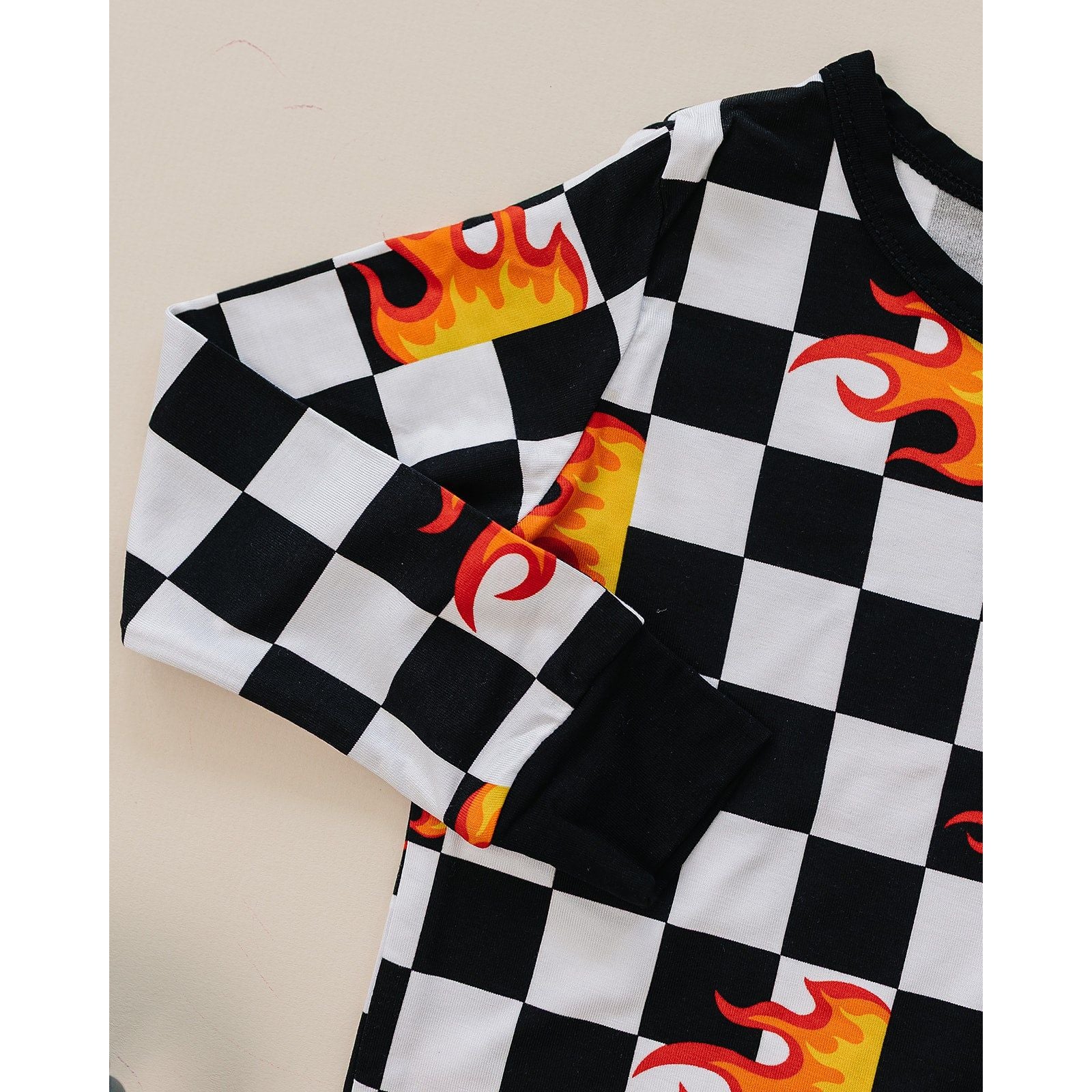 Bamboo Two Piece Set | Checker Blaze