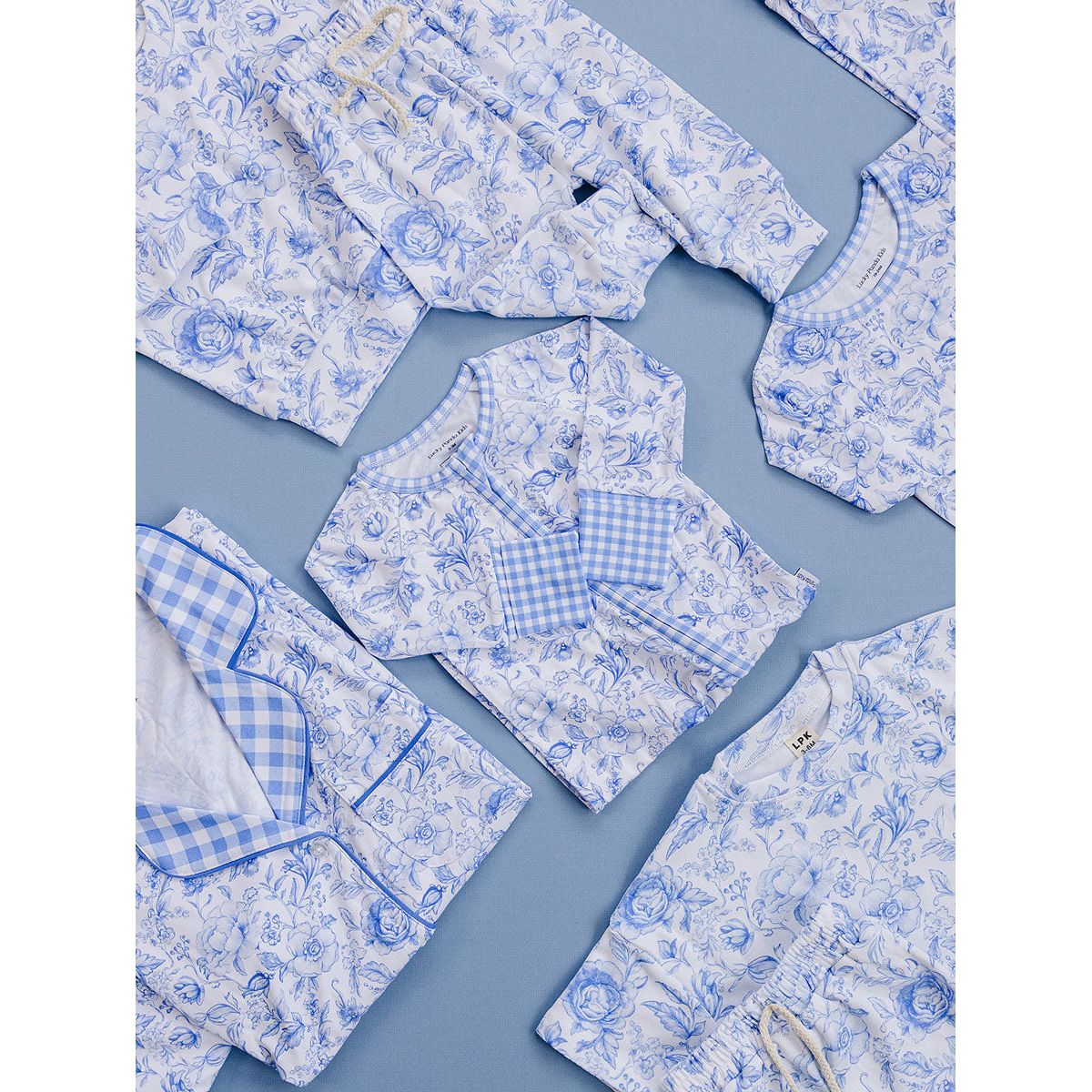 Jogger Set | Blue Flowers