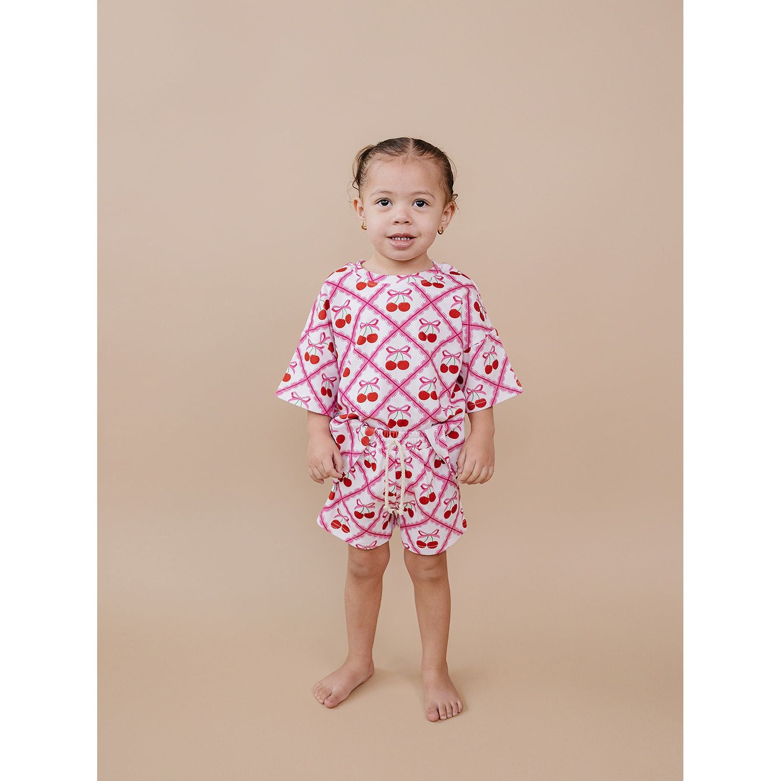Shorts Set | Cherry Bow