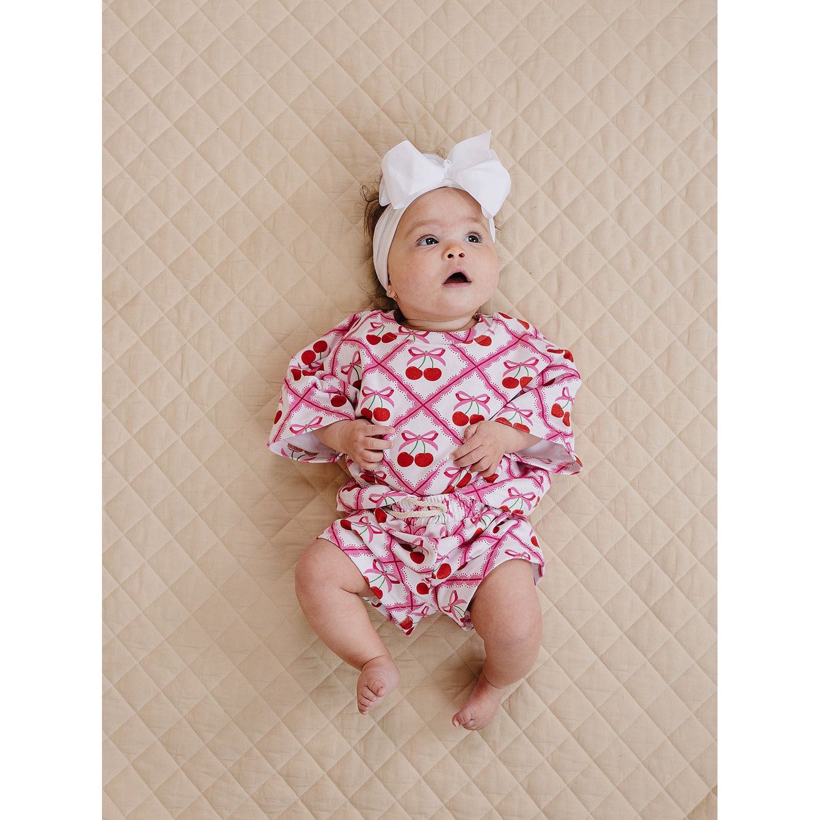 Shorts Set | Cherry Bow