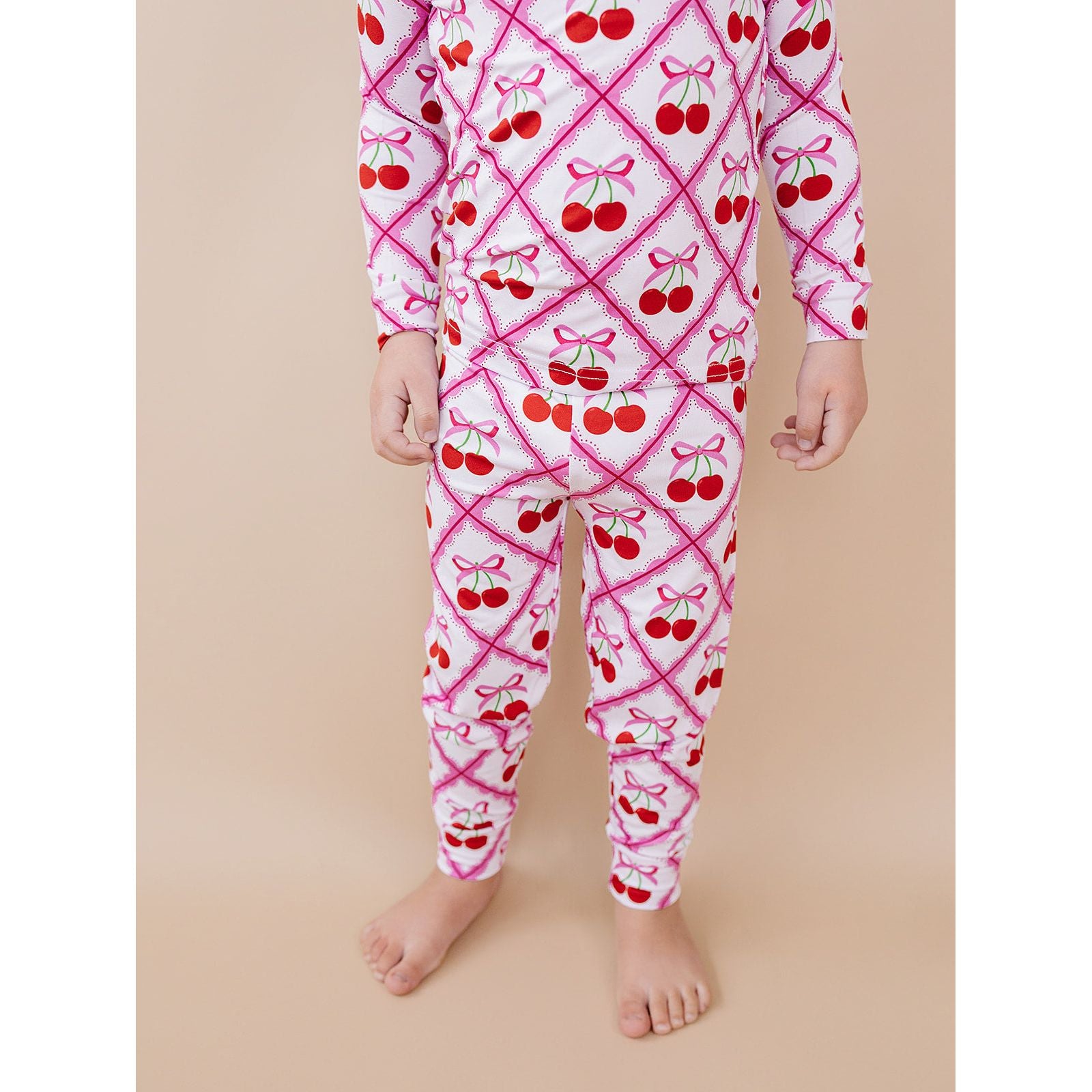 Bamboo Two Piece Set | Cherry Bow