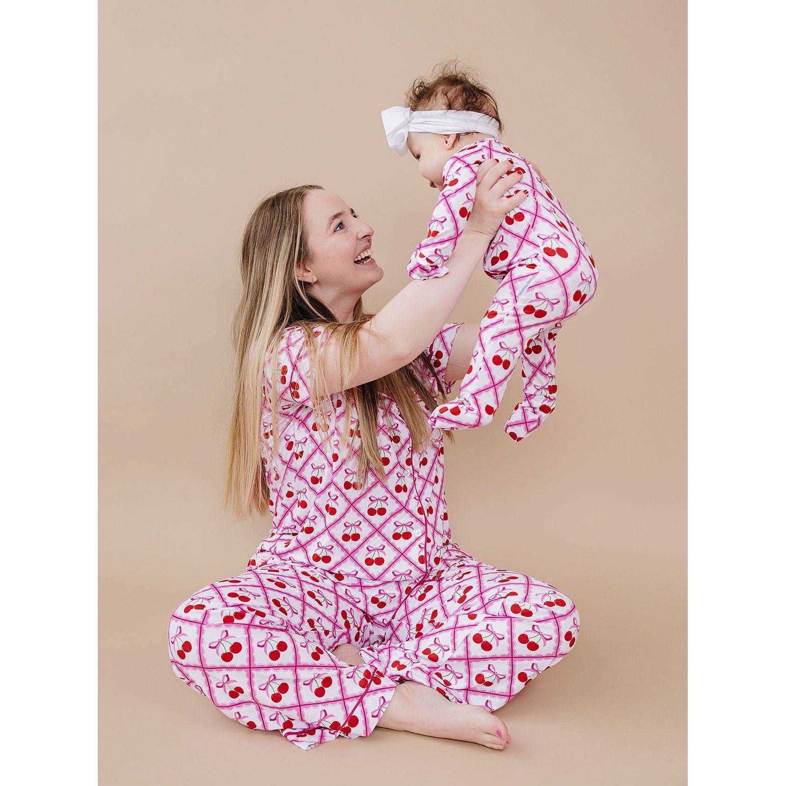 Bamboo Women's Pajamas | Cherry Bow