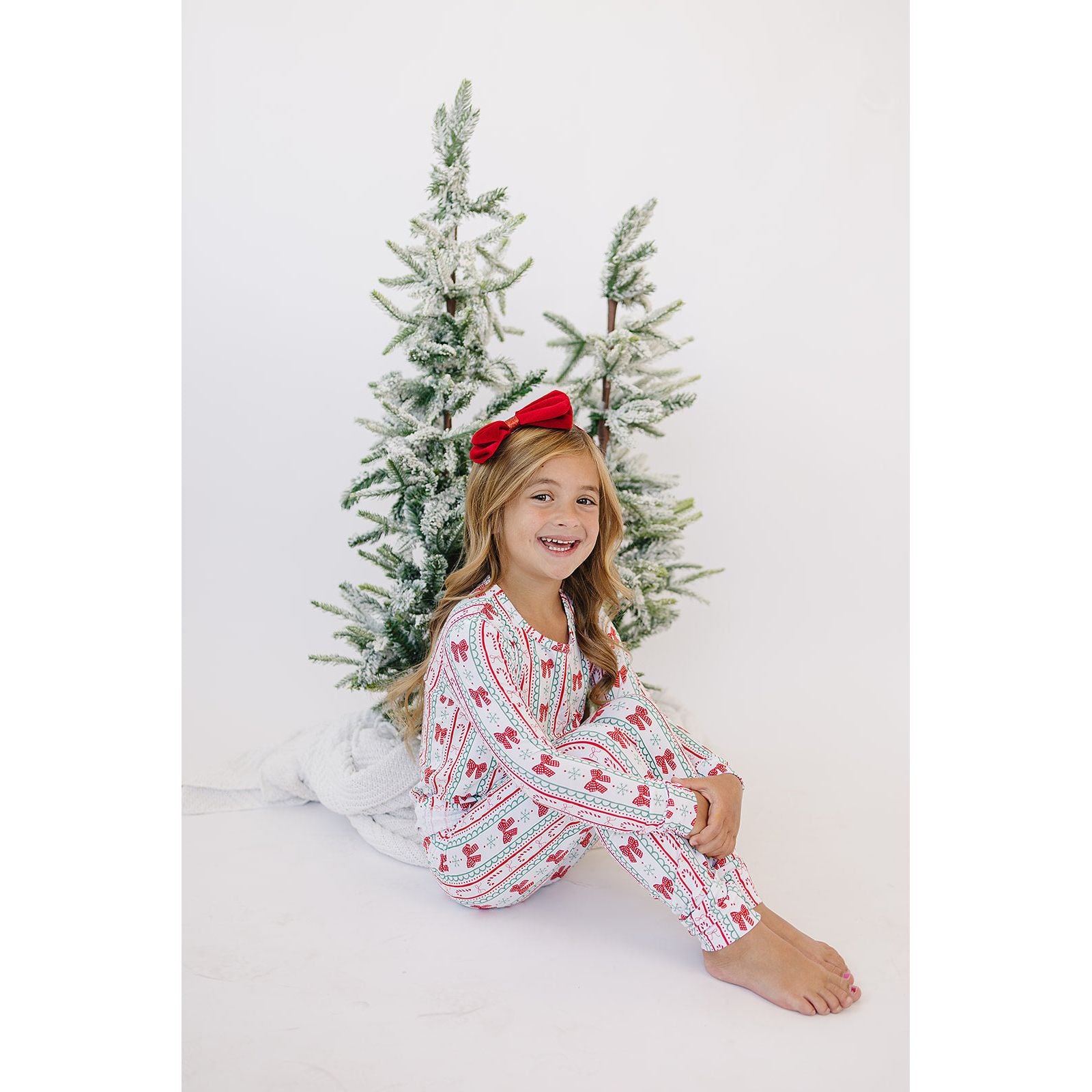 Bamboo Two Piece Set | Retro Candy Cane
