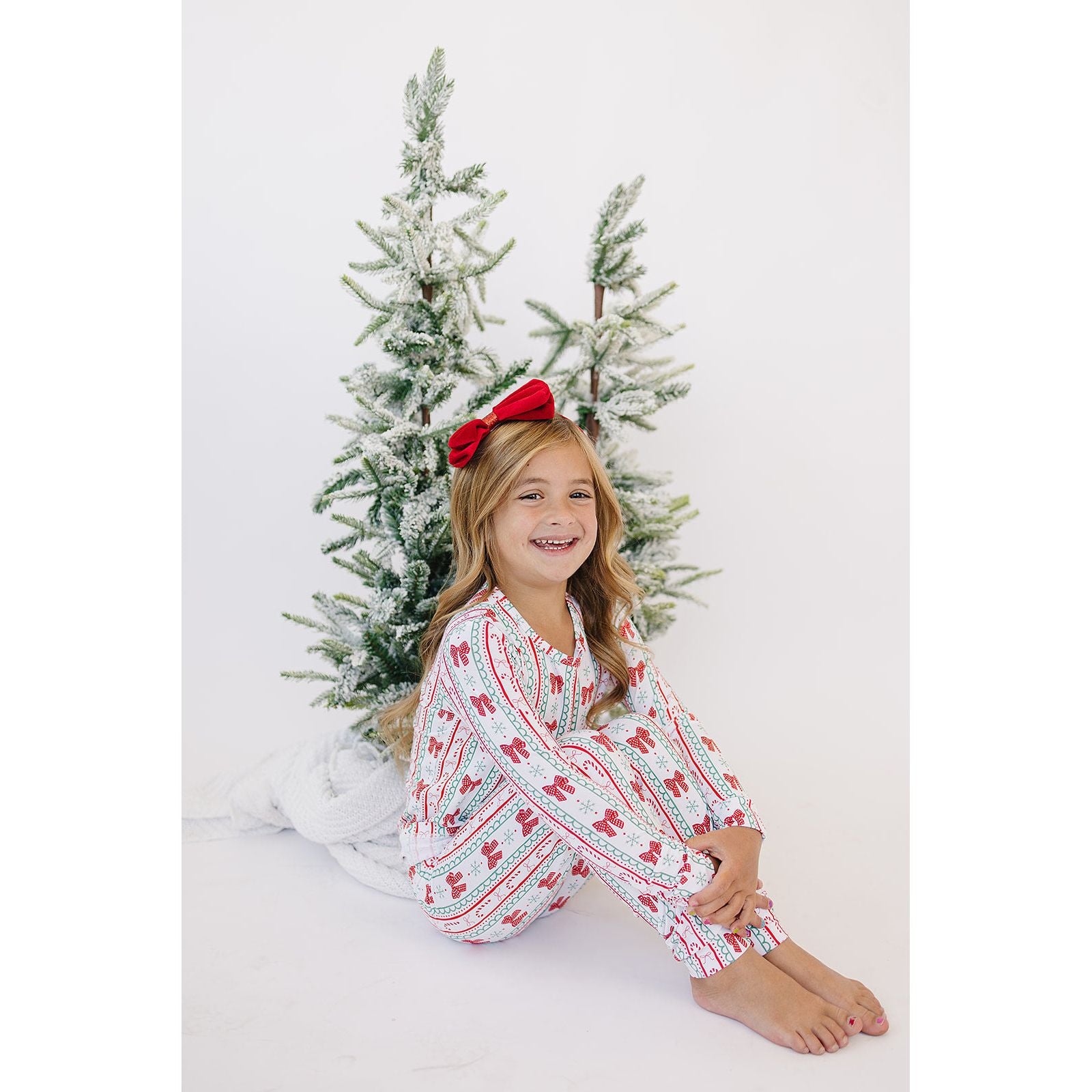 Bamboo Two Piece Set | Retro Candy Cane