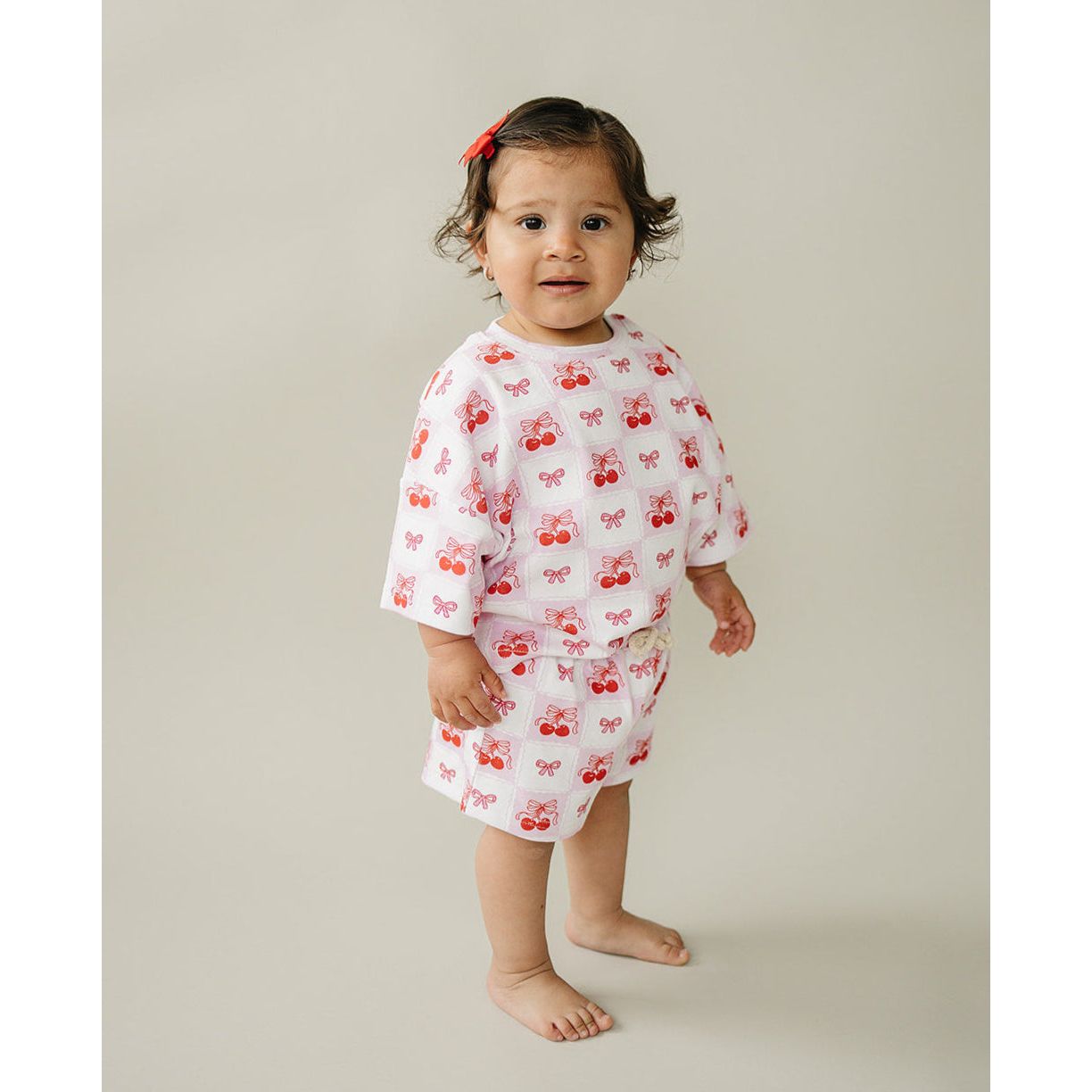 Shorts Set | Checkered Cherry