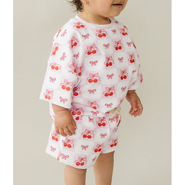 Shorts Set | Checkered Cherry
