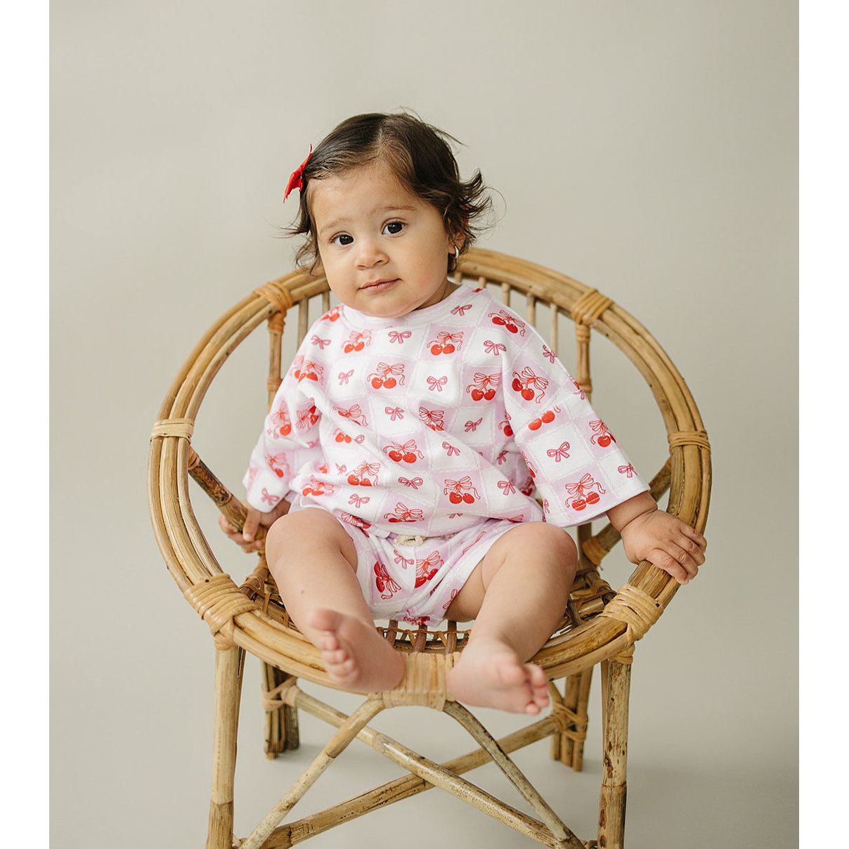 Shorts Set | Checkered Cherry