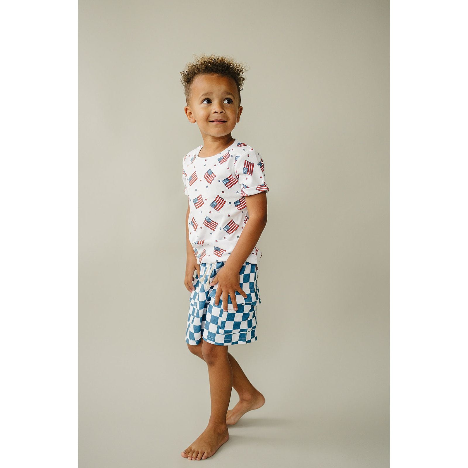 Cargo Shorts Set | Patriotic Vibes