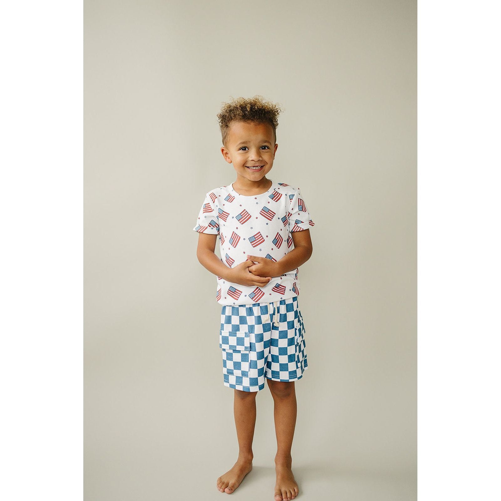 Cargo Shorts Set | Patriotic Vibes