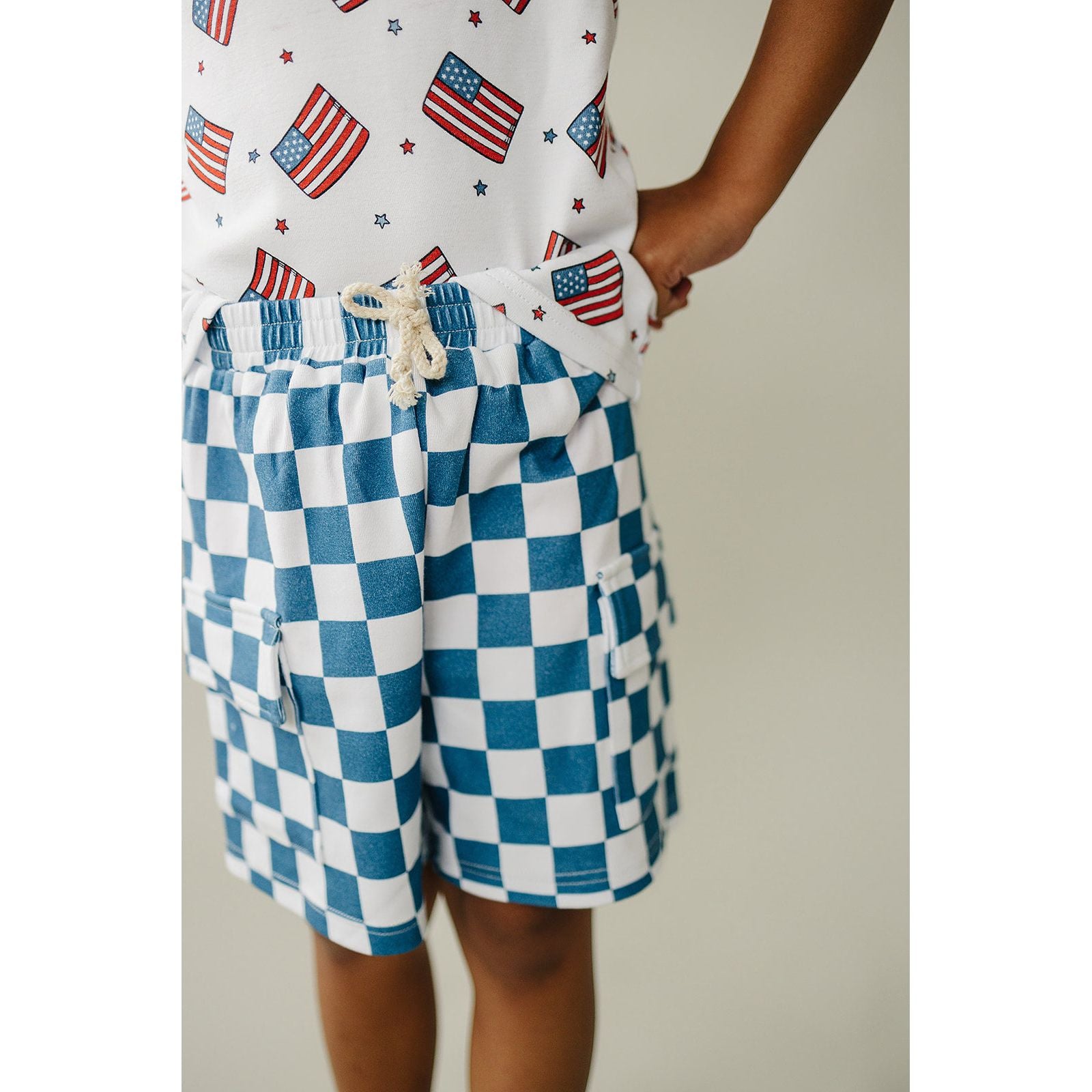 Cargo Shorts Set | Patriotic Vibes