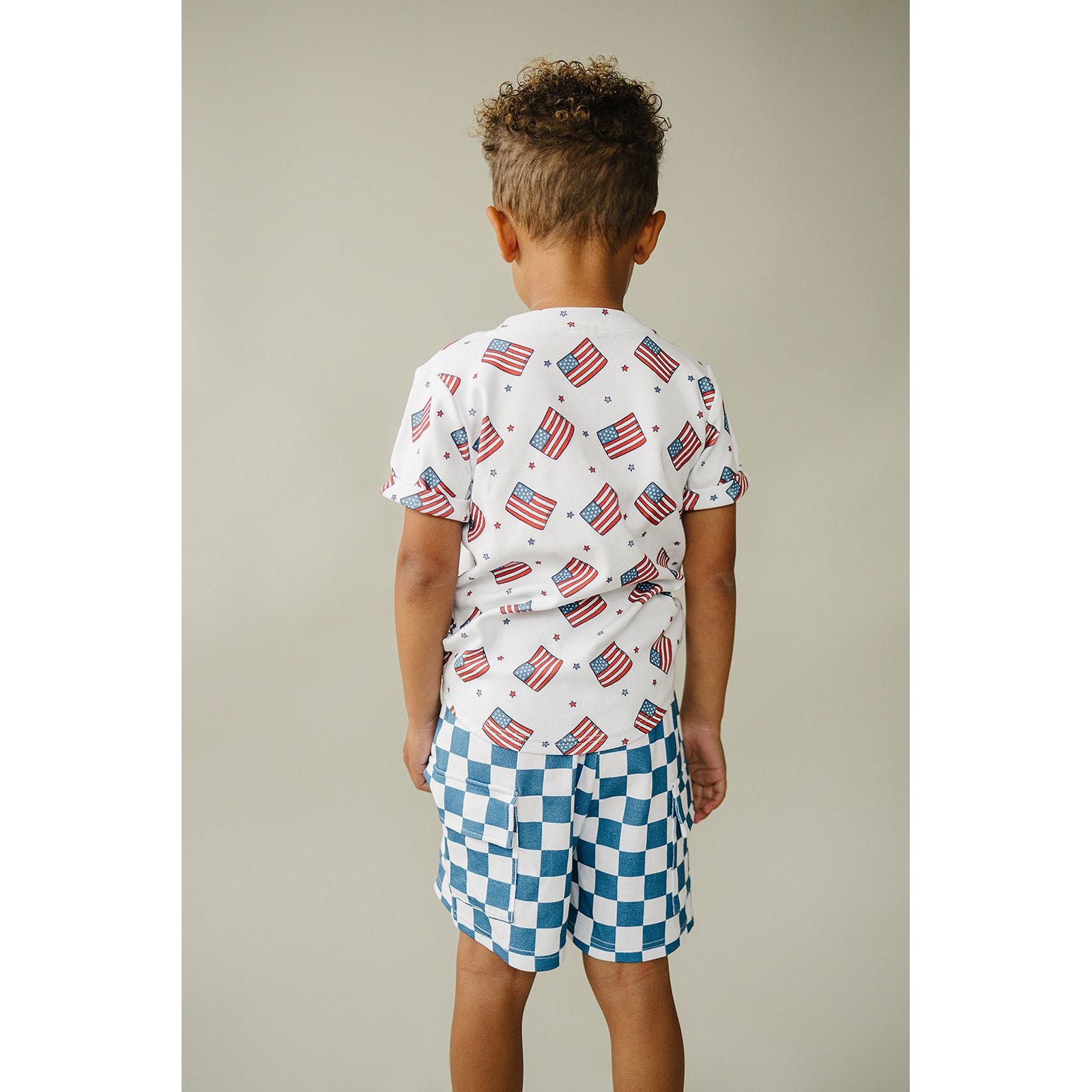 Cargo Shorts Set | Patriotic Vibes
