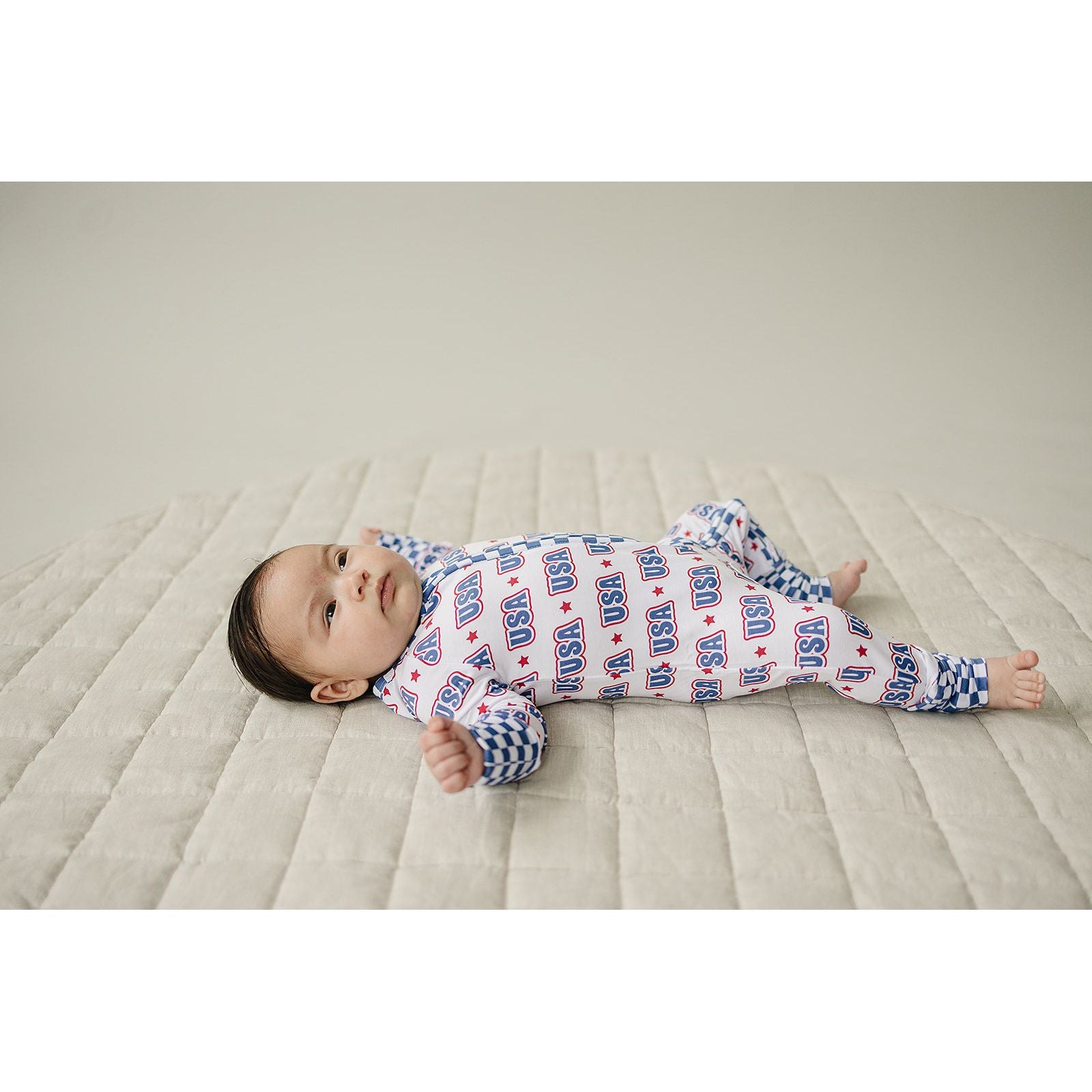 Bamboo Zip Romper | USA