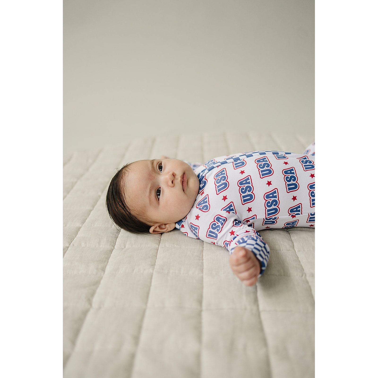 Bamboo Zip Romper | USA