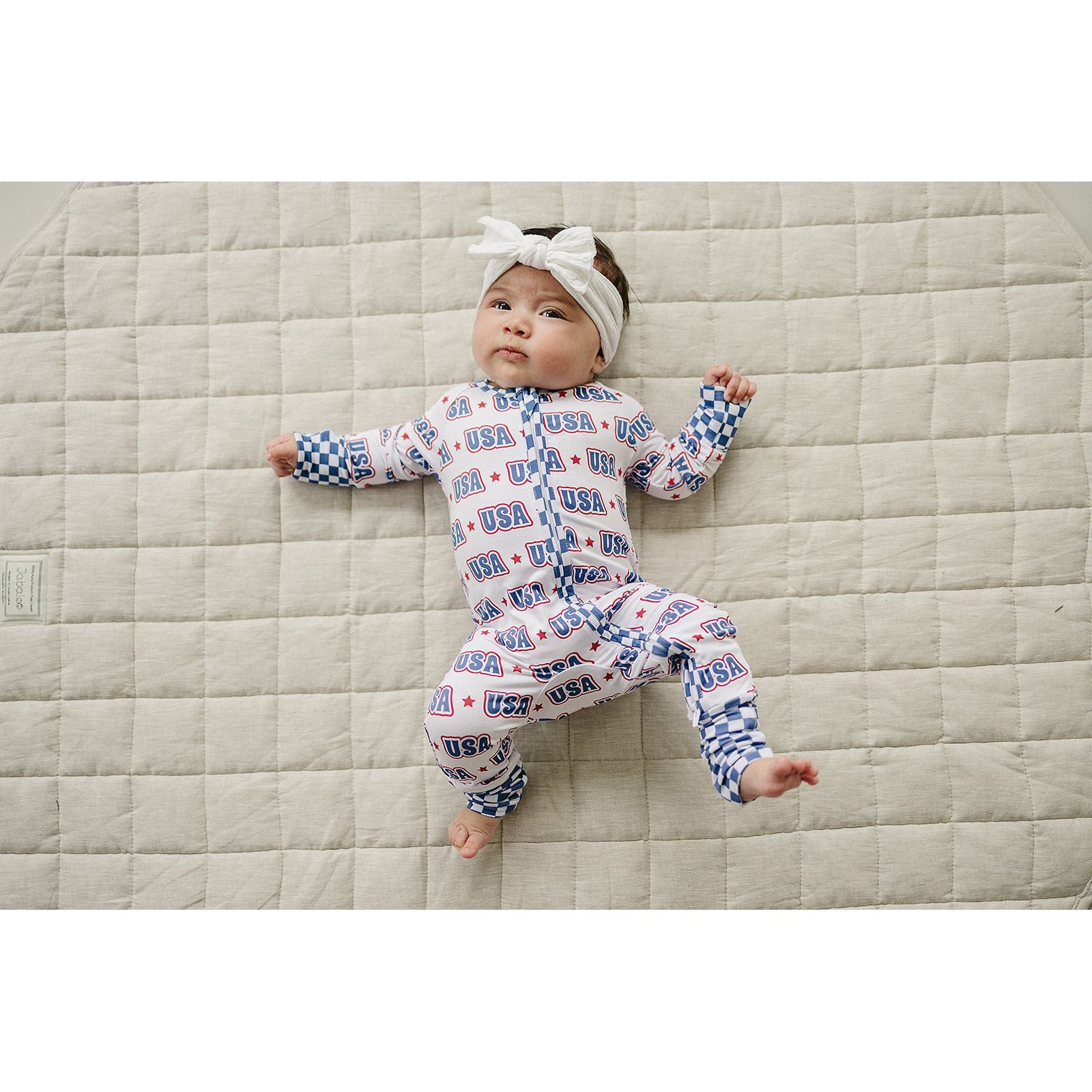 Bamboo Zip Romper | USA