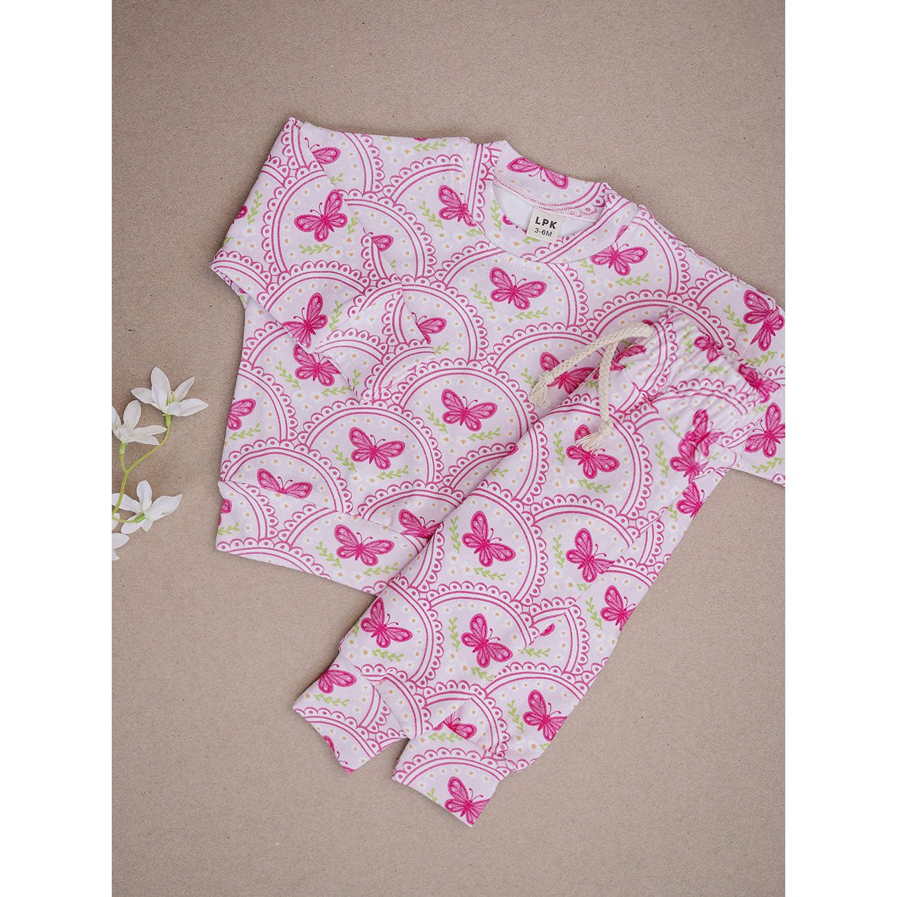Jogger Set | Pink Butterfly