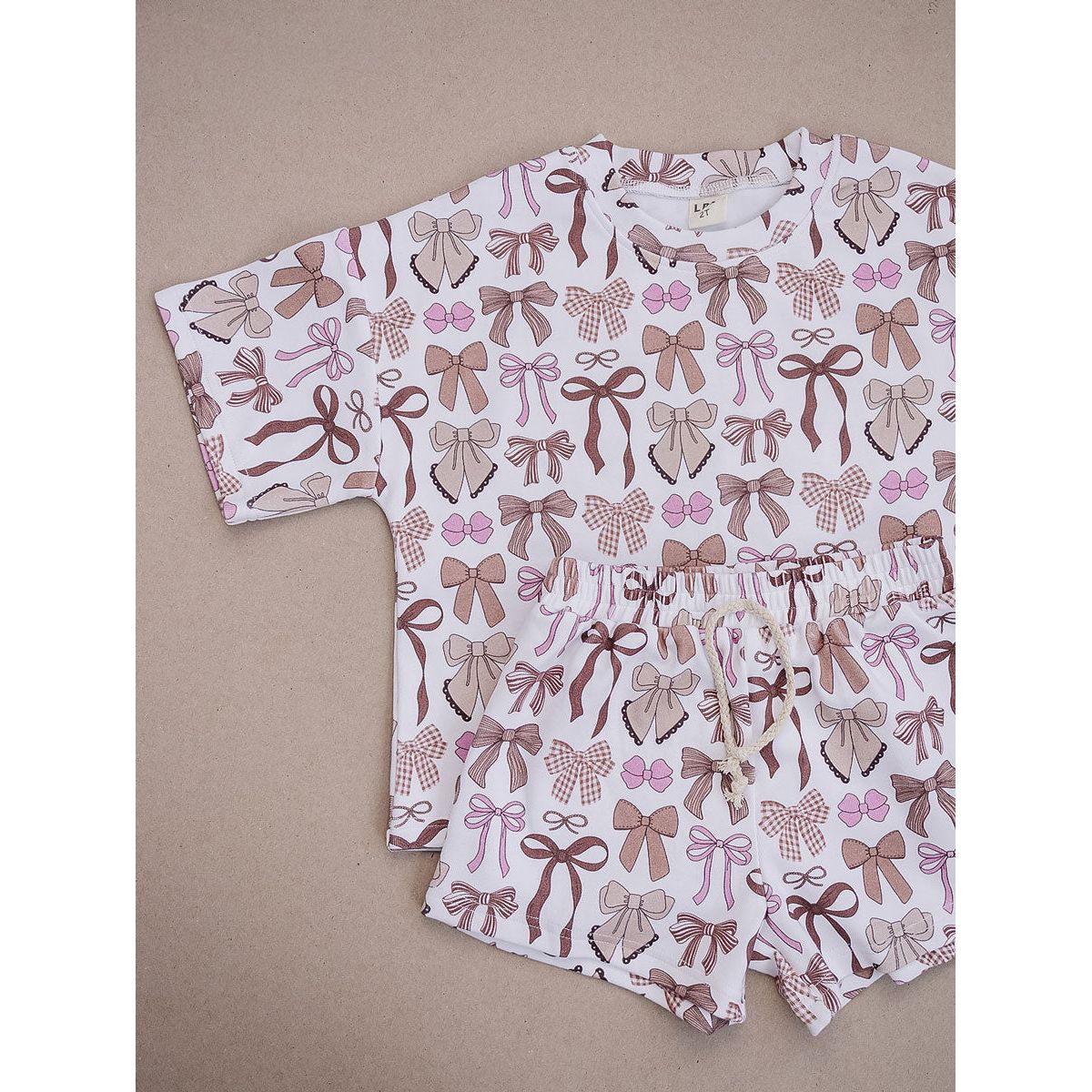 Shorts Set | Mocha Bows