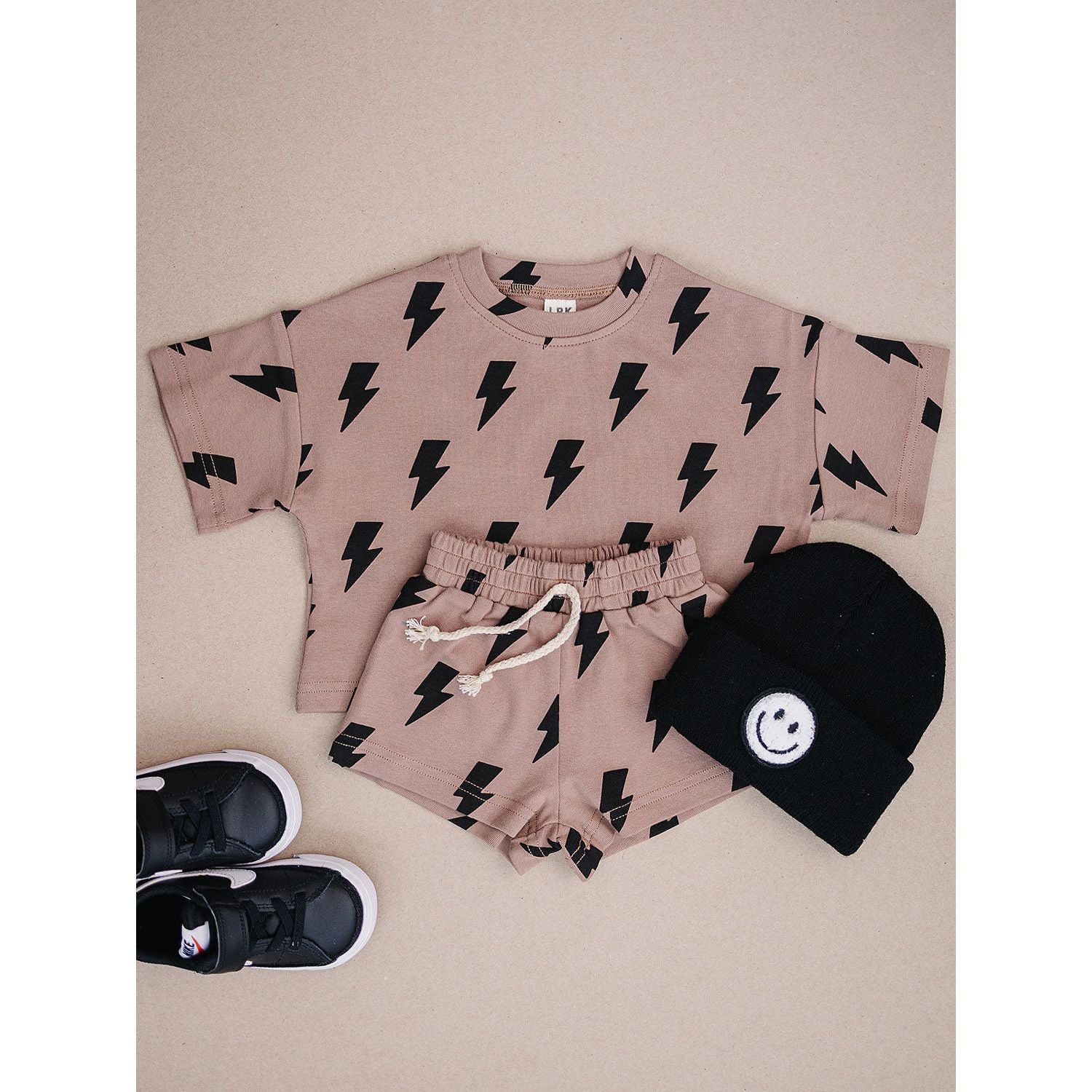 Shorts Set | Mocha Bolts