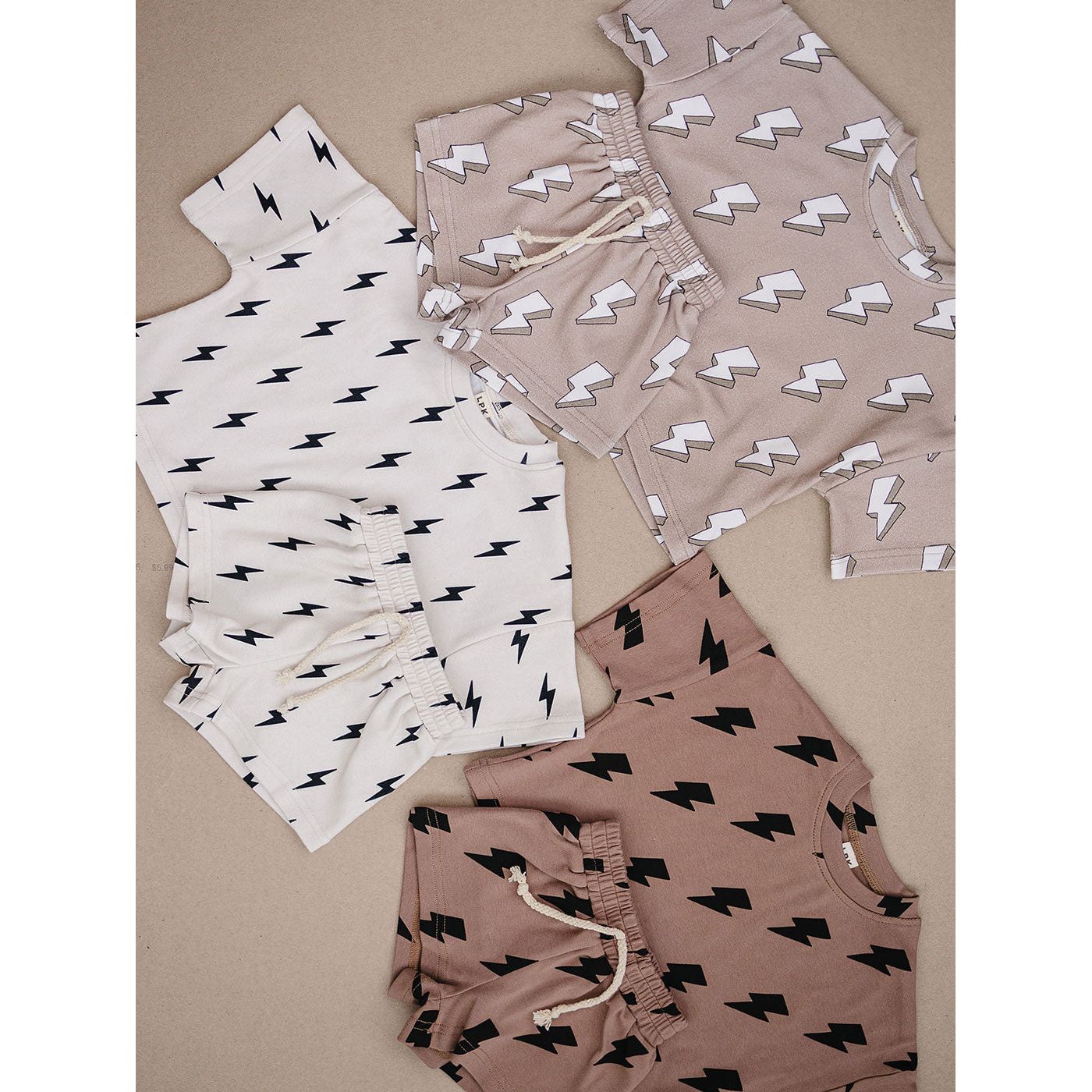 Shorts Set | Mocha Bolts