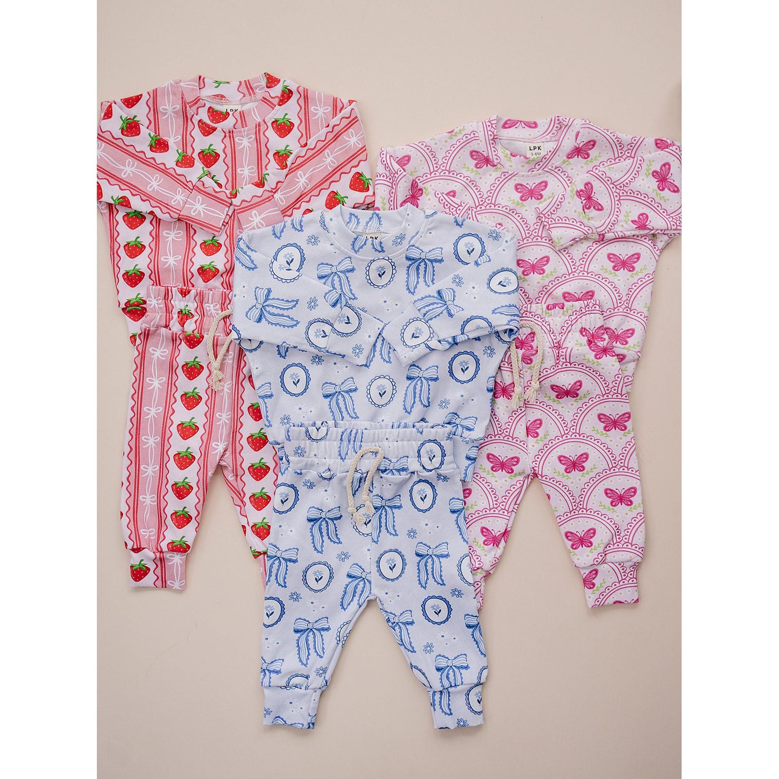 Jogger Set | Pink Butterfly