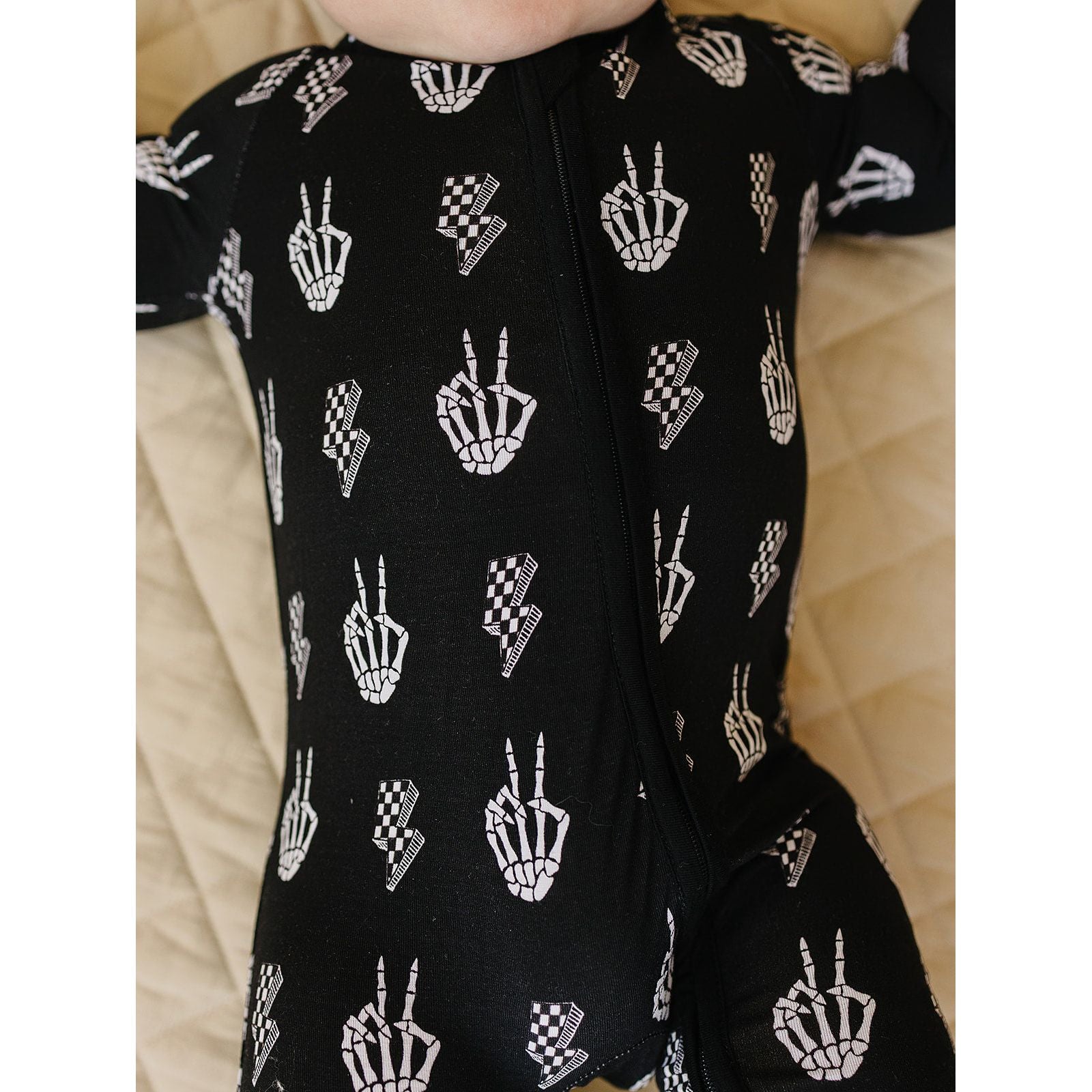 Bamboo Zip Romper | Skelly Vibes
