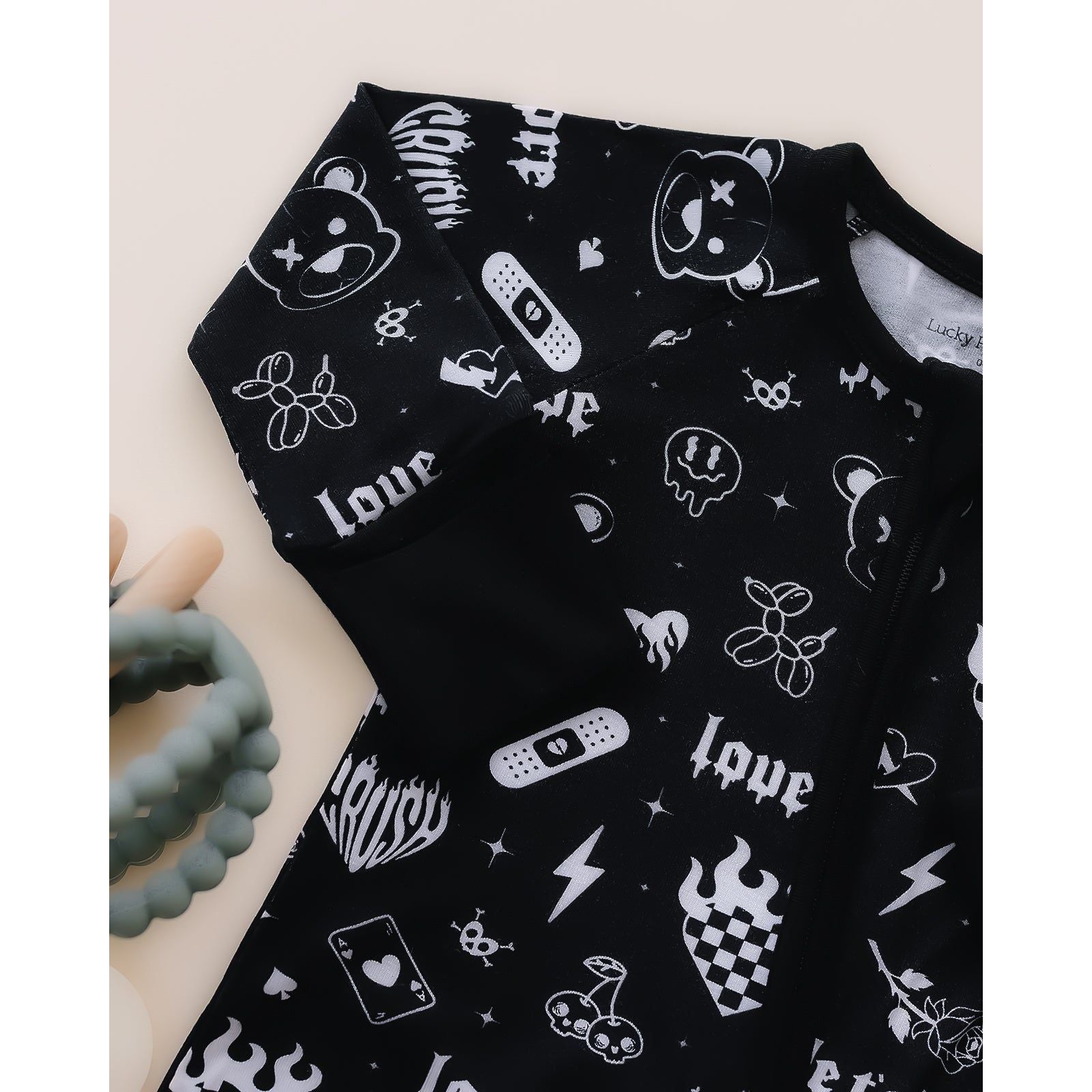 Bamboo Zip Romper | Wild Heart
