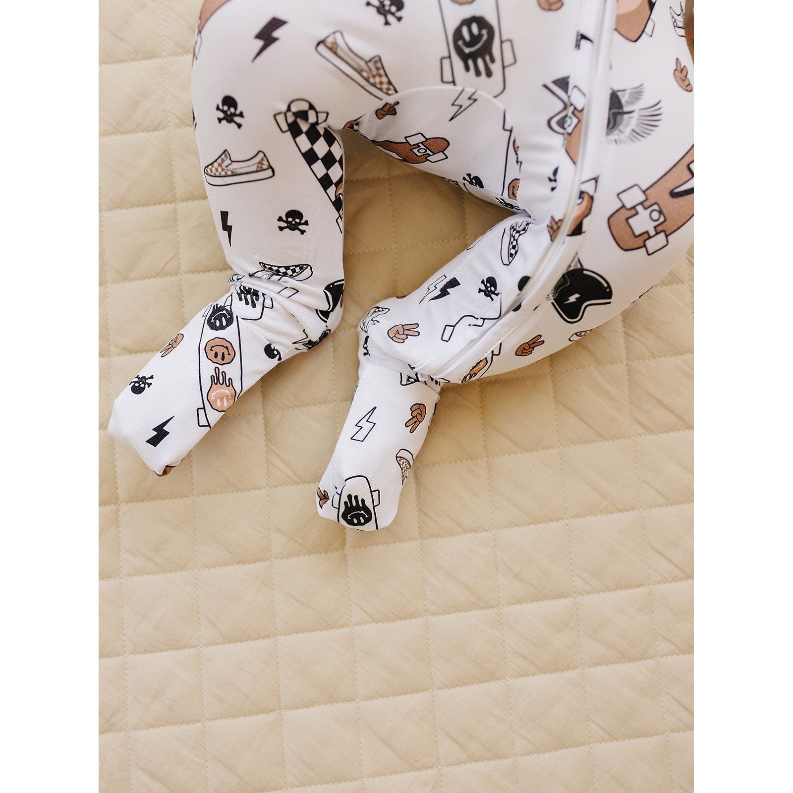 Bamboo Zip Romper | Sk8er