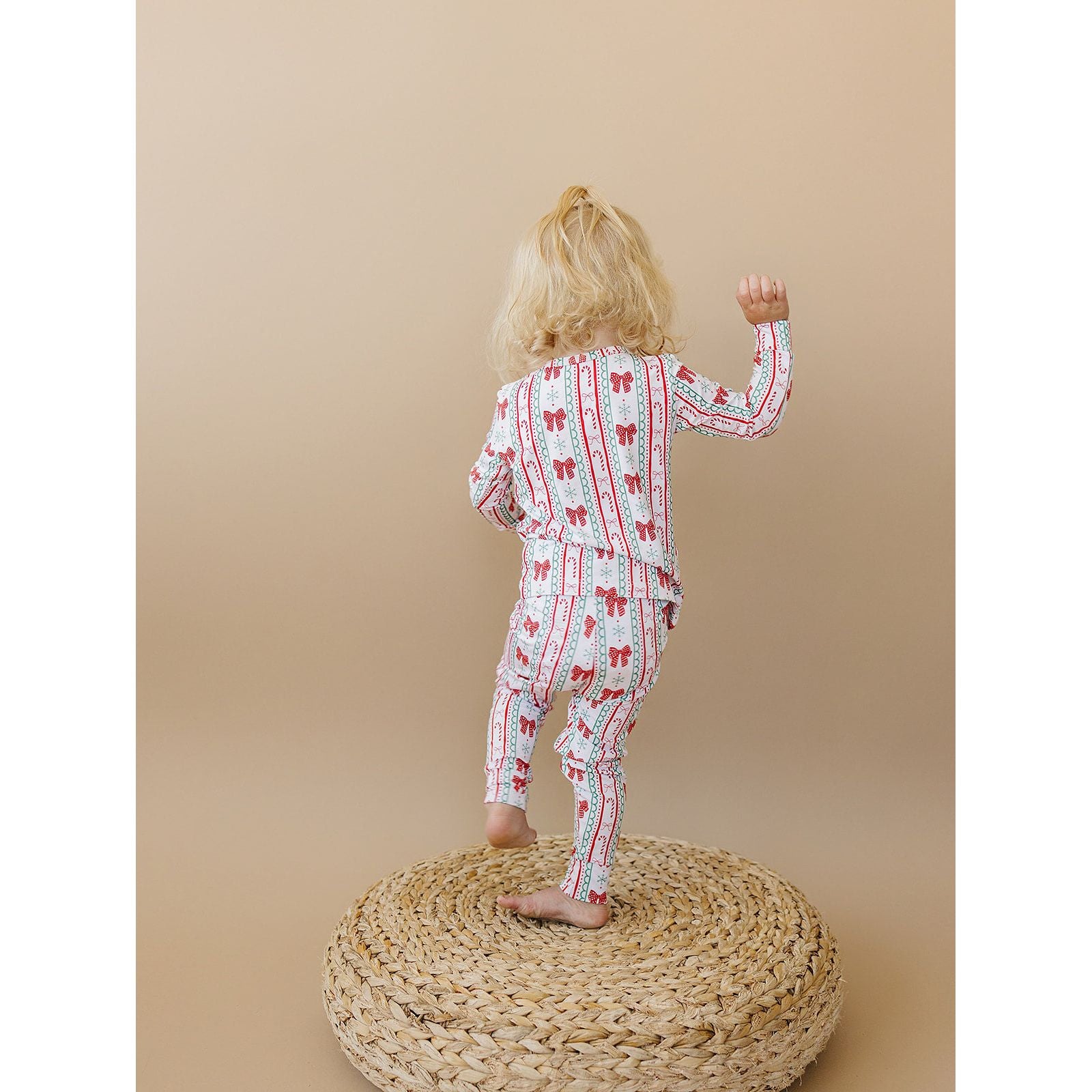 Bamboo Two Piece Set | Retro Candy Cane