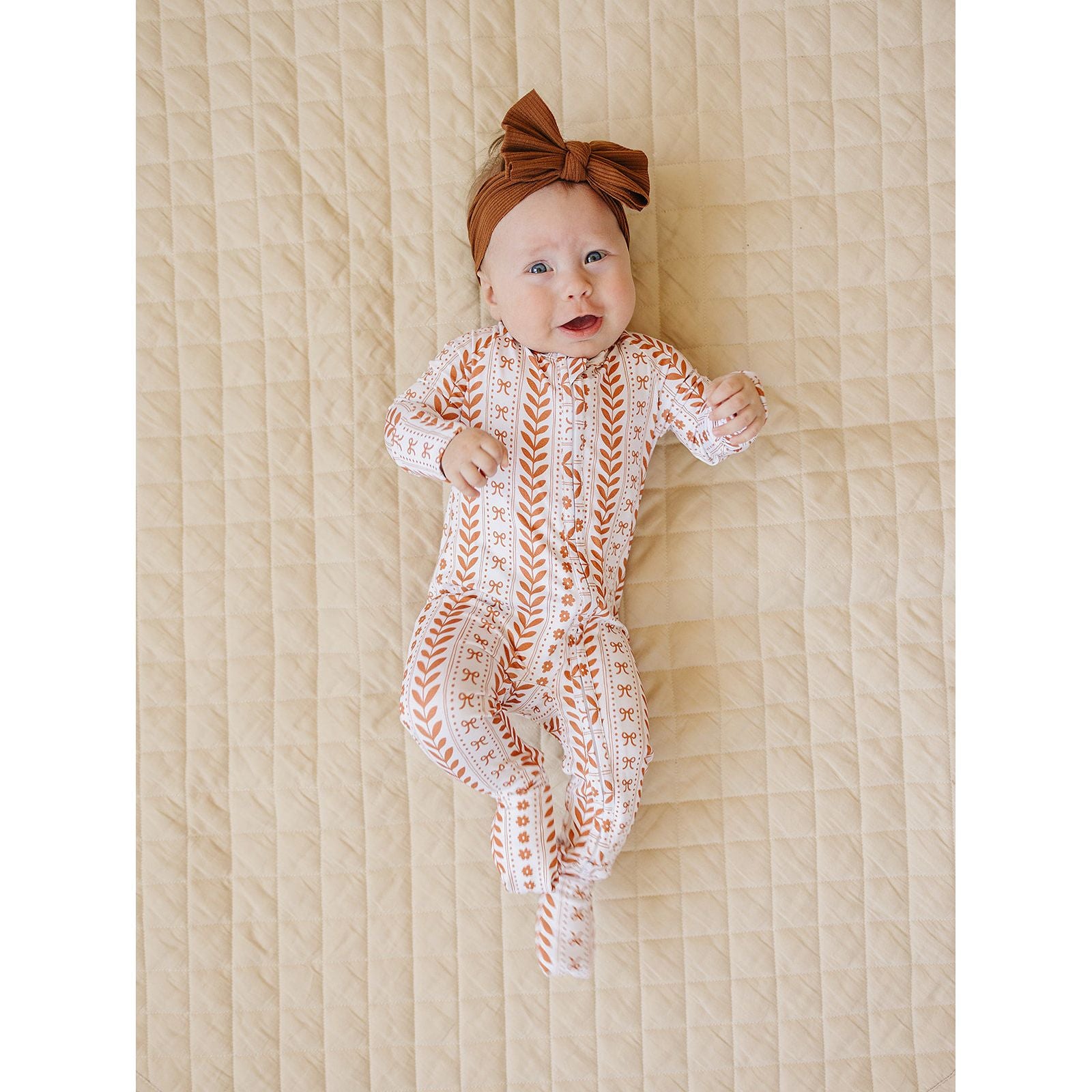 Bamboo Zip Romper | Boho Daisy
