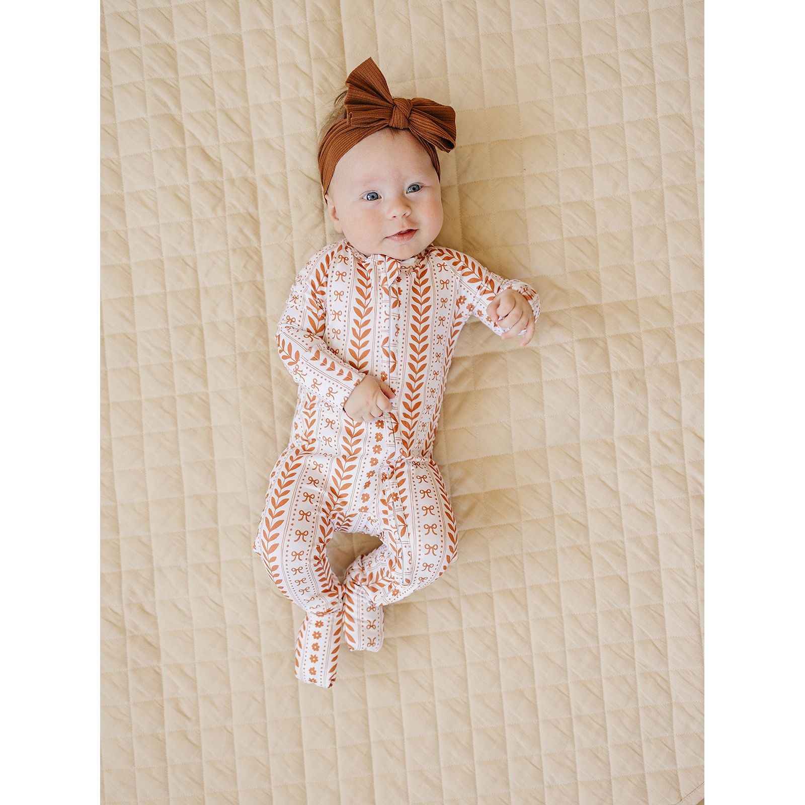 Bamboo Zip Romper | Boho Daisy