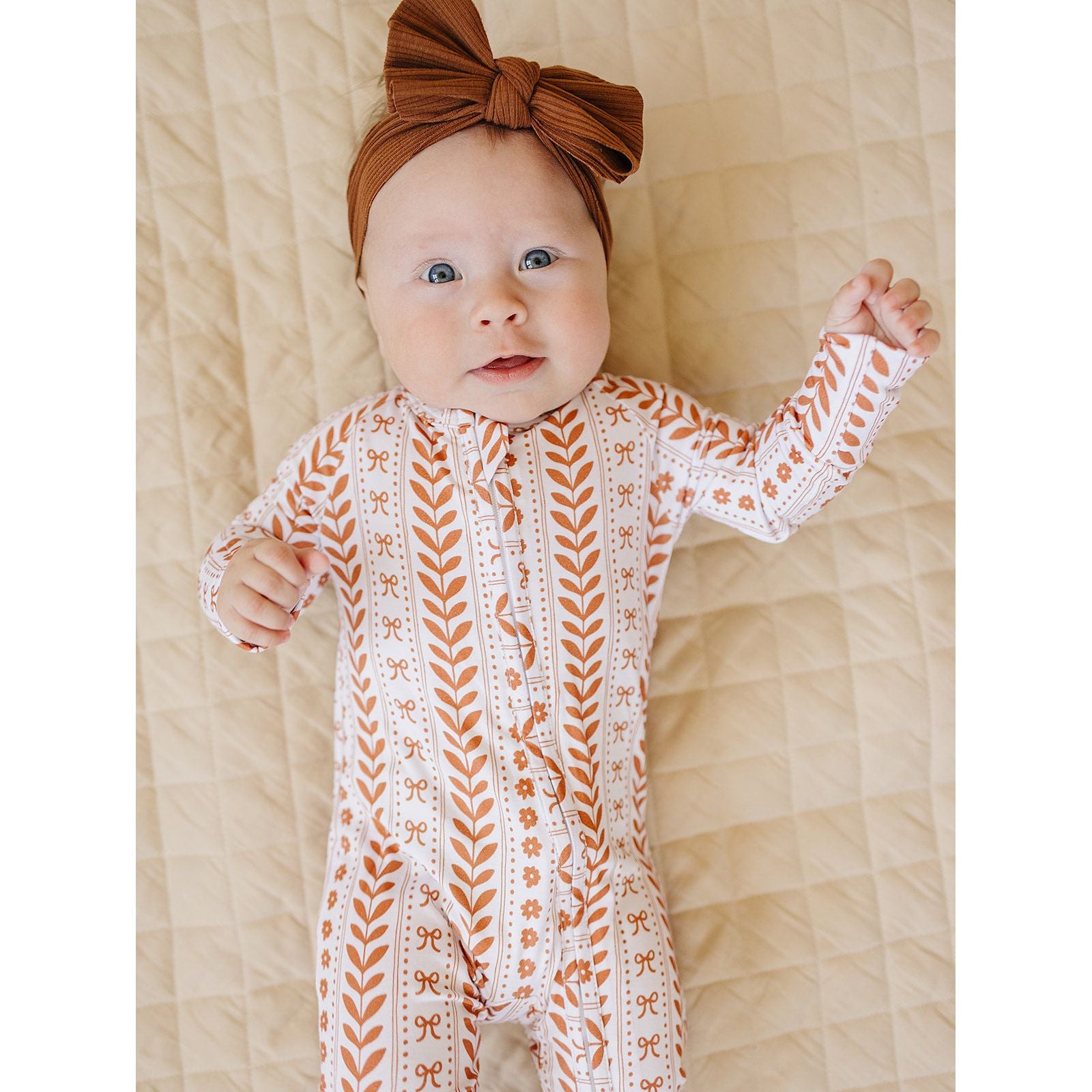 Bamboo Zip Romper | Boho Daisy